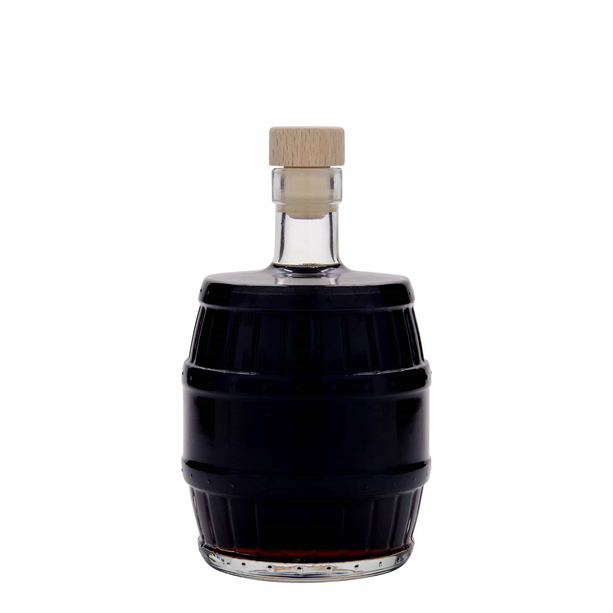 Glazen fles 'Vat', 500 ml, monding: kurk