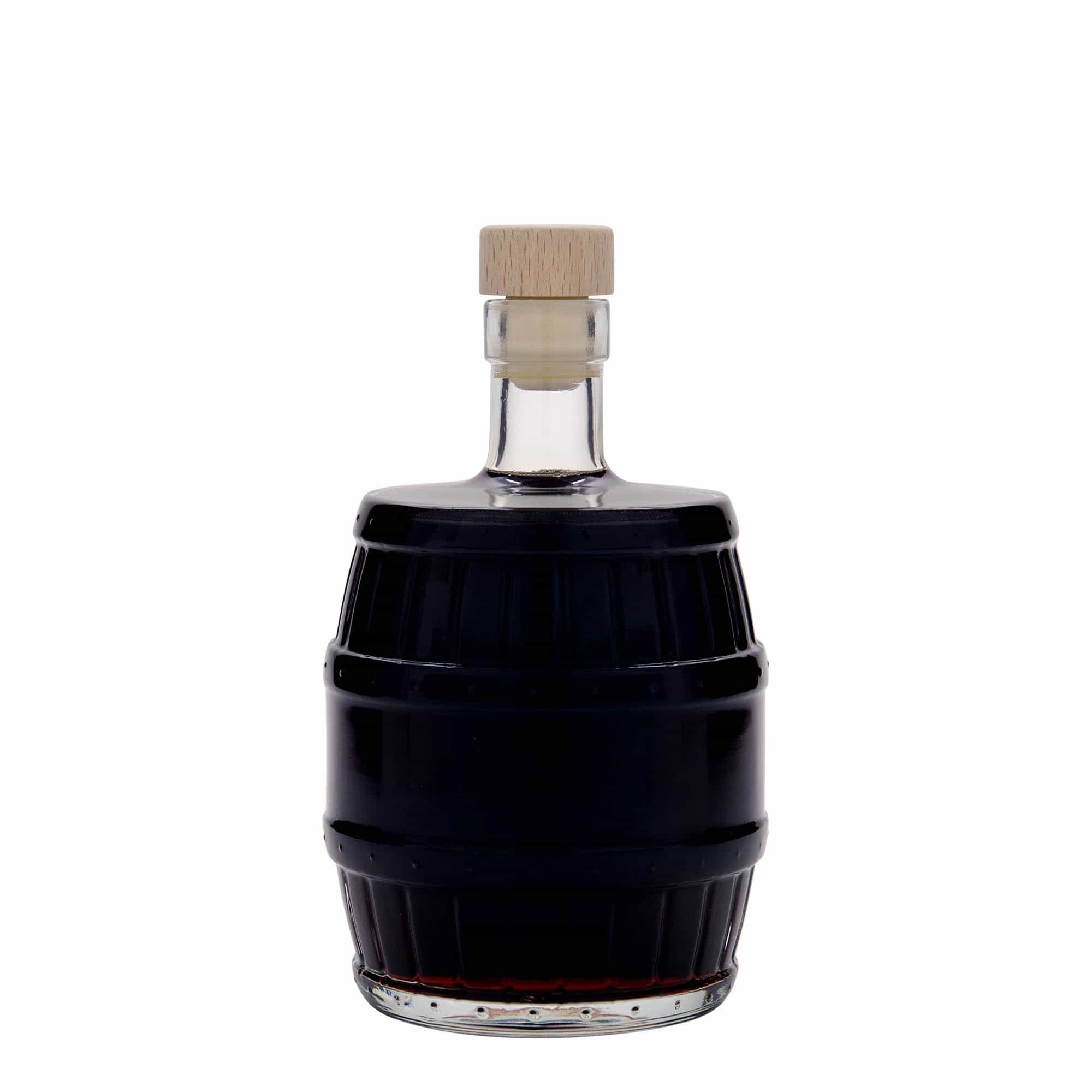 500 ml glazen fles 'vat', opening: kurk