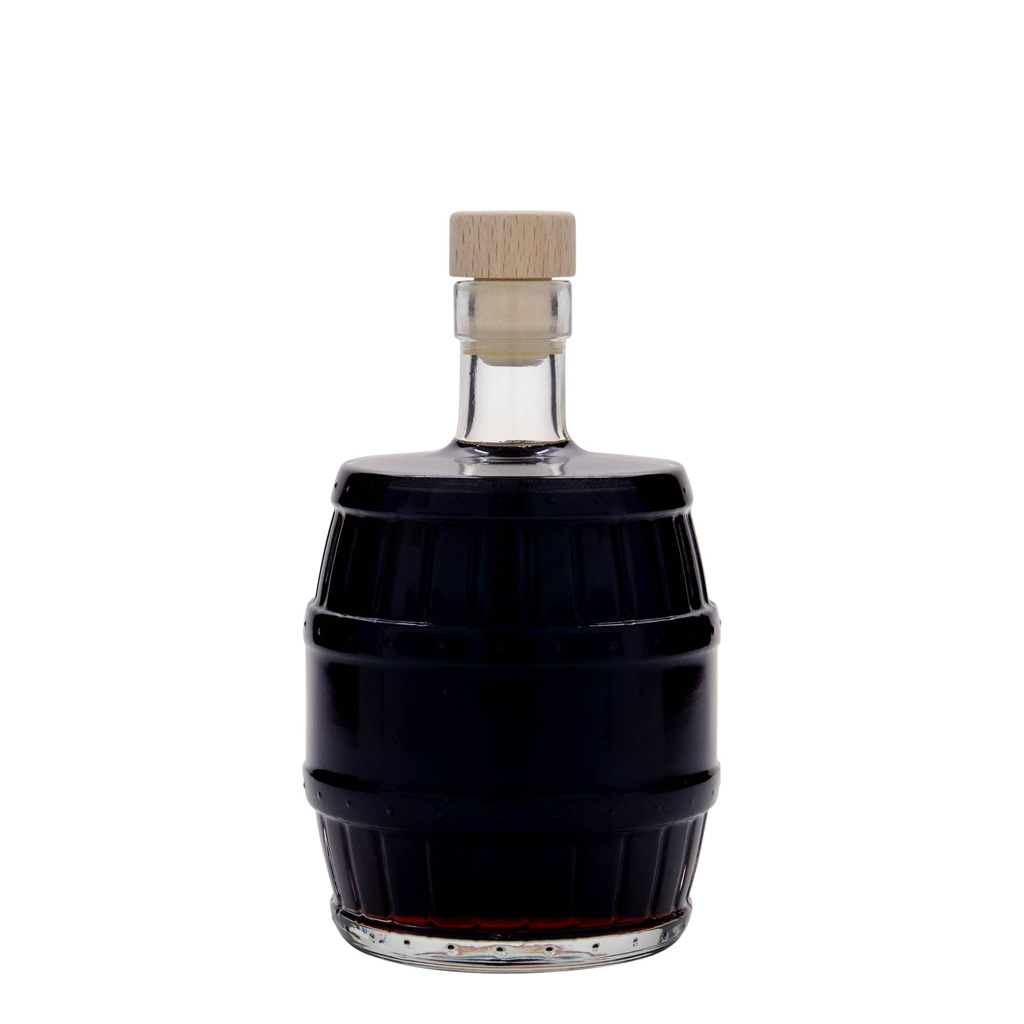 500 ml glazen fles 'vat', opening: kurk