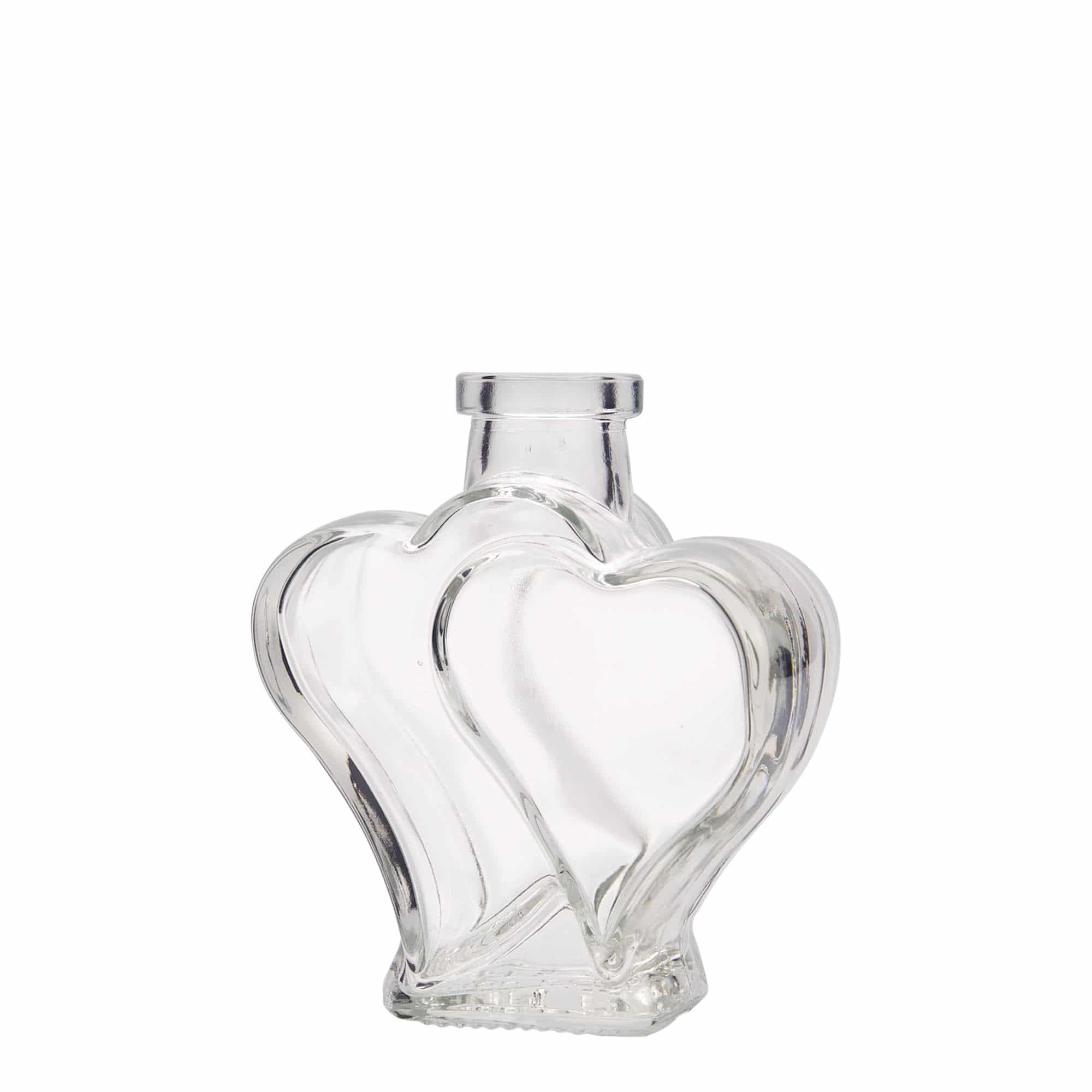 Glazen fles 'Dubbelhart', 200 ml, monding: kurk