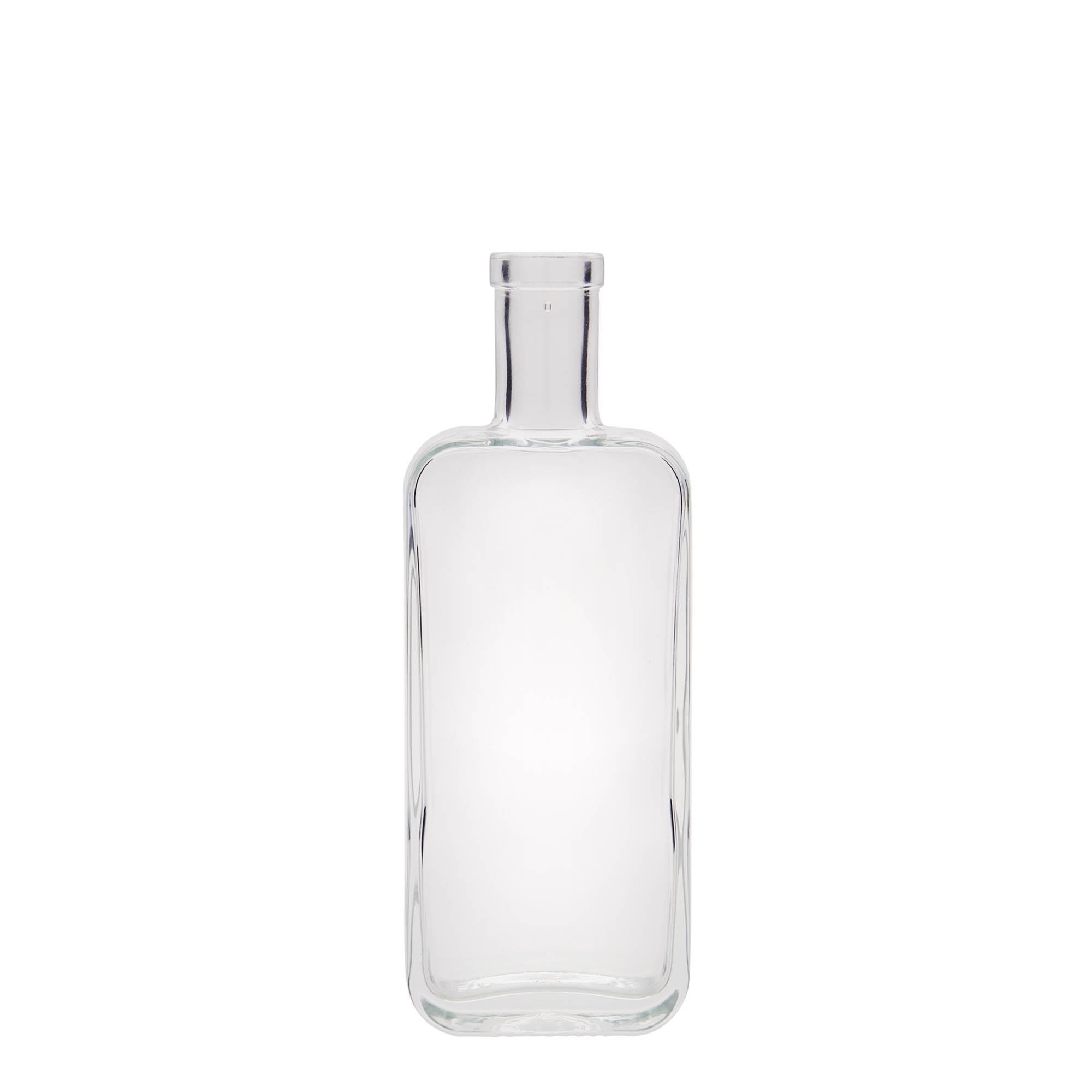 200 ml glazen fles 'Nice', rechthoekig, opening: kurk