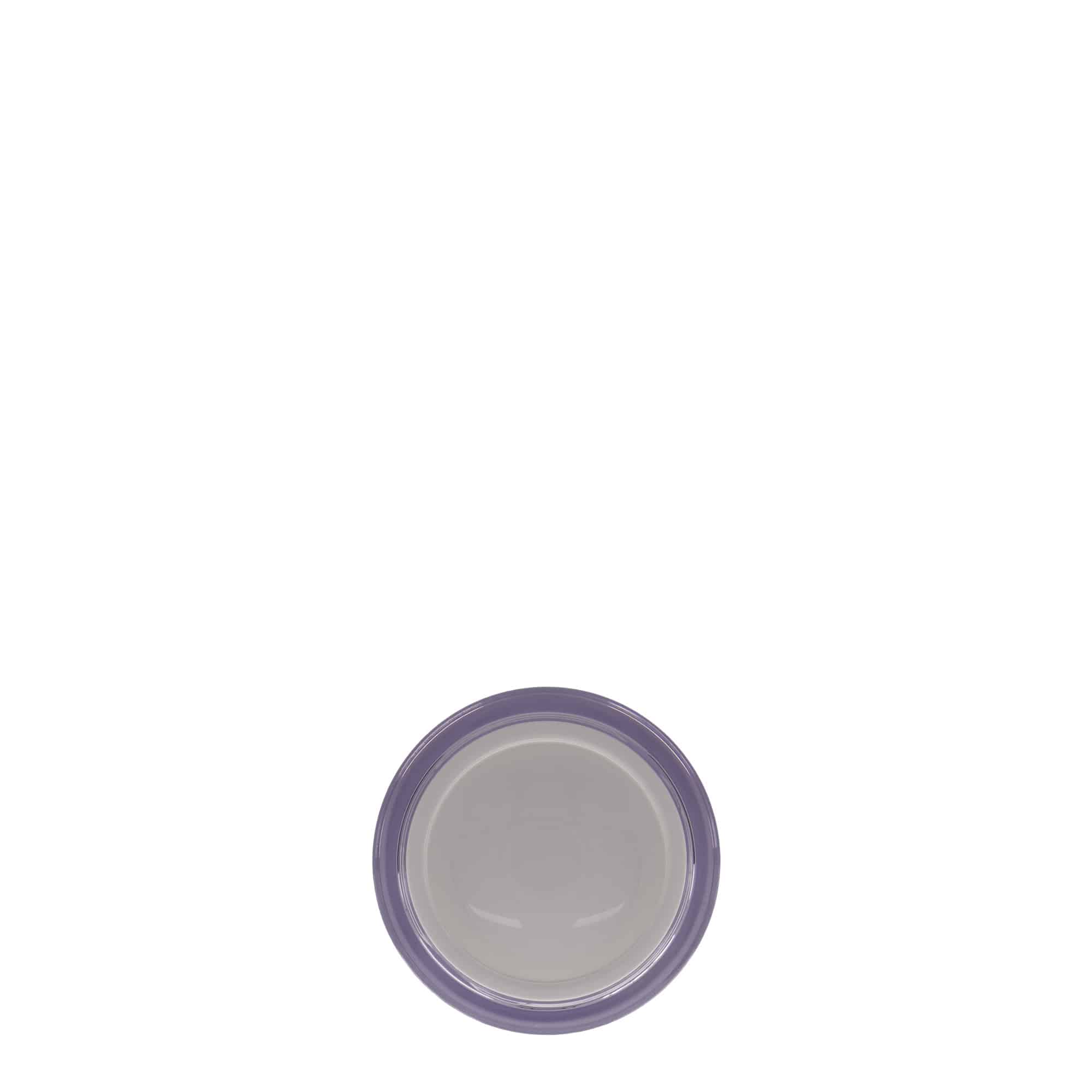 Potje, 50 ml, SAN-kunststof, wit, monding: schroefsluiting