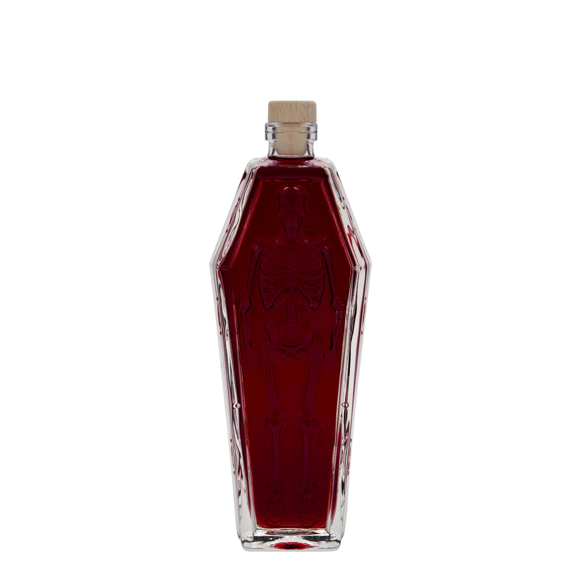 200 ml glazen fles 'kist', opening: kurk