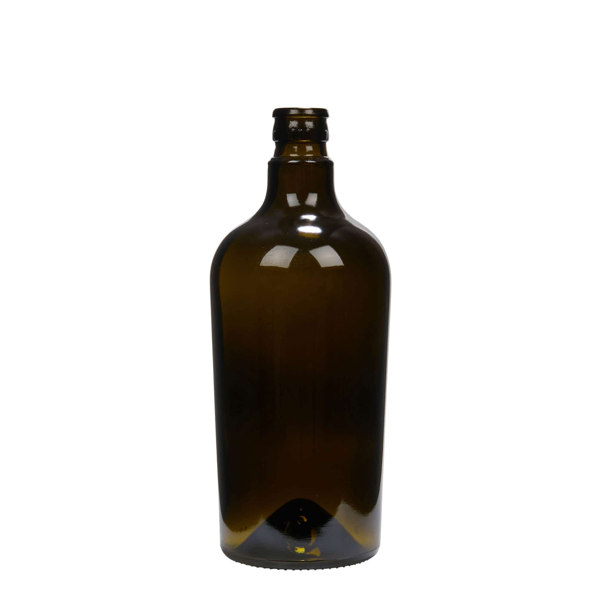 Azijn-/oliefles 'Oleum', 750 ml, glas, antiekgroen, monding: DOP Azijn-/oliefles 'Oleum', 750 ml, glas, antiekgroen, monding: DOP