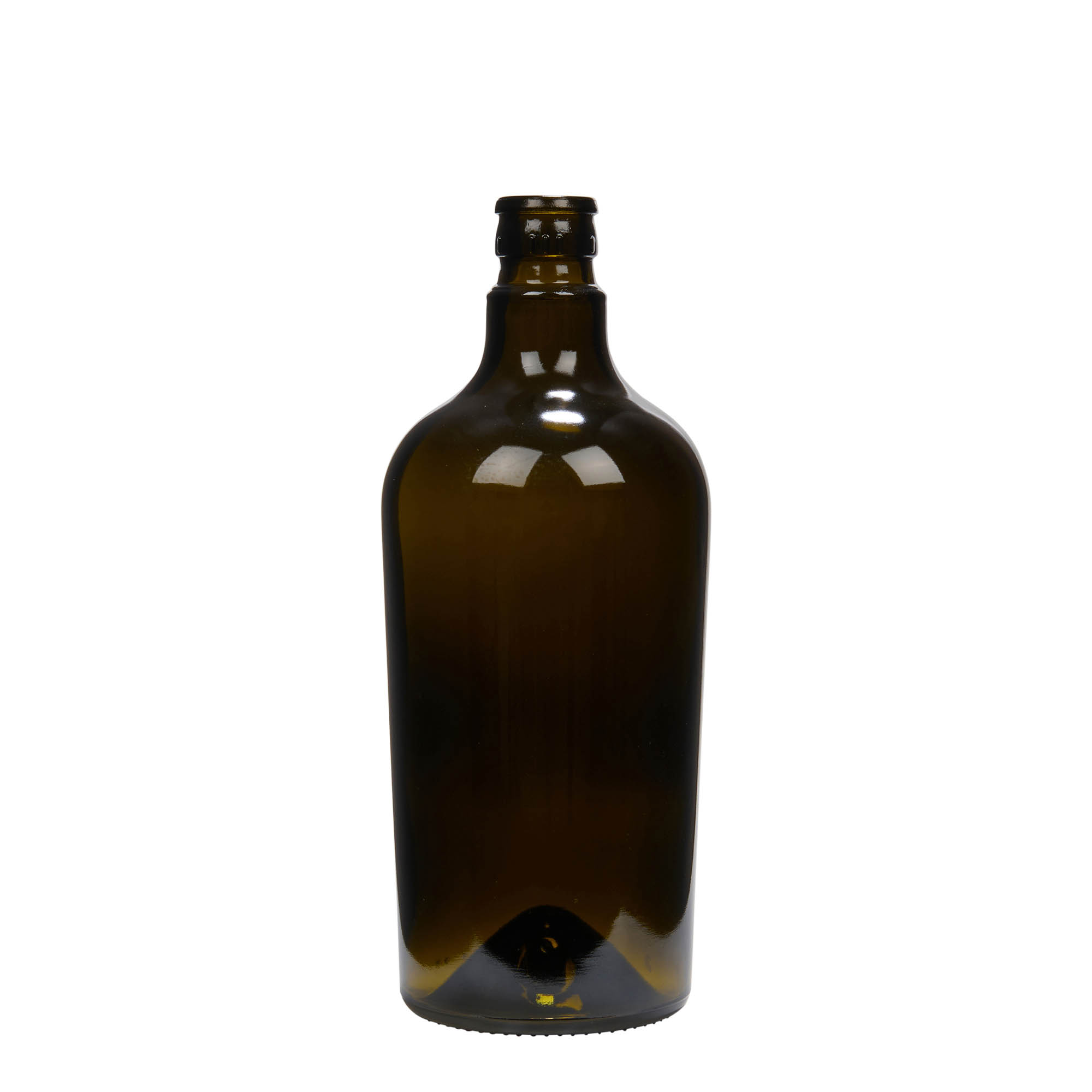 750 ml azijn-/olieflacon 'Oleum', glas, antiekgroen, opening: DOP 750 ml azijn-/olieflacon 'Oleum', glas, antiekgroen, opening: DOP