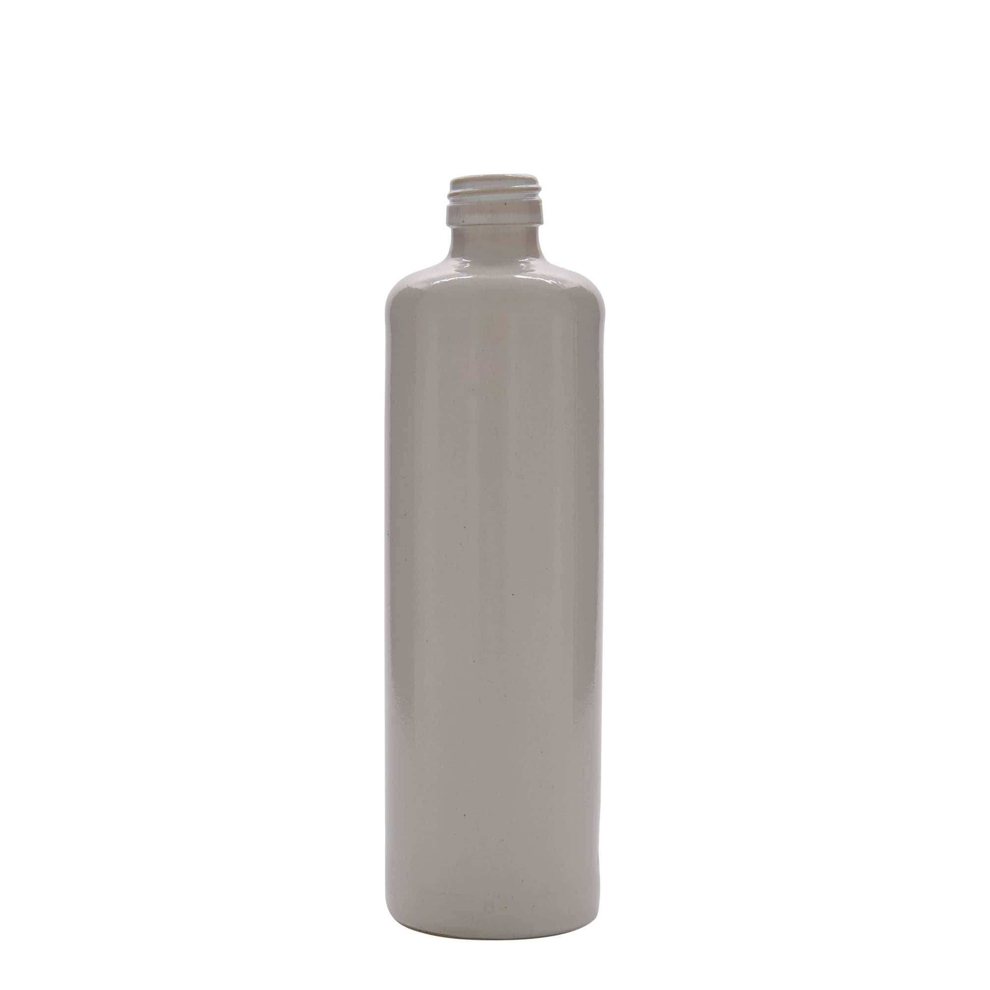 500 ml Tonkruik, steengoed, wit, monding: PP 31,5