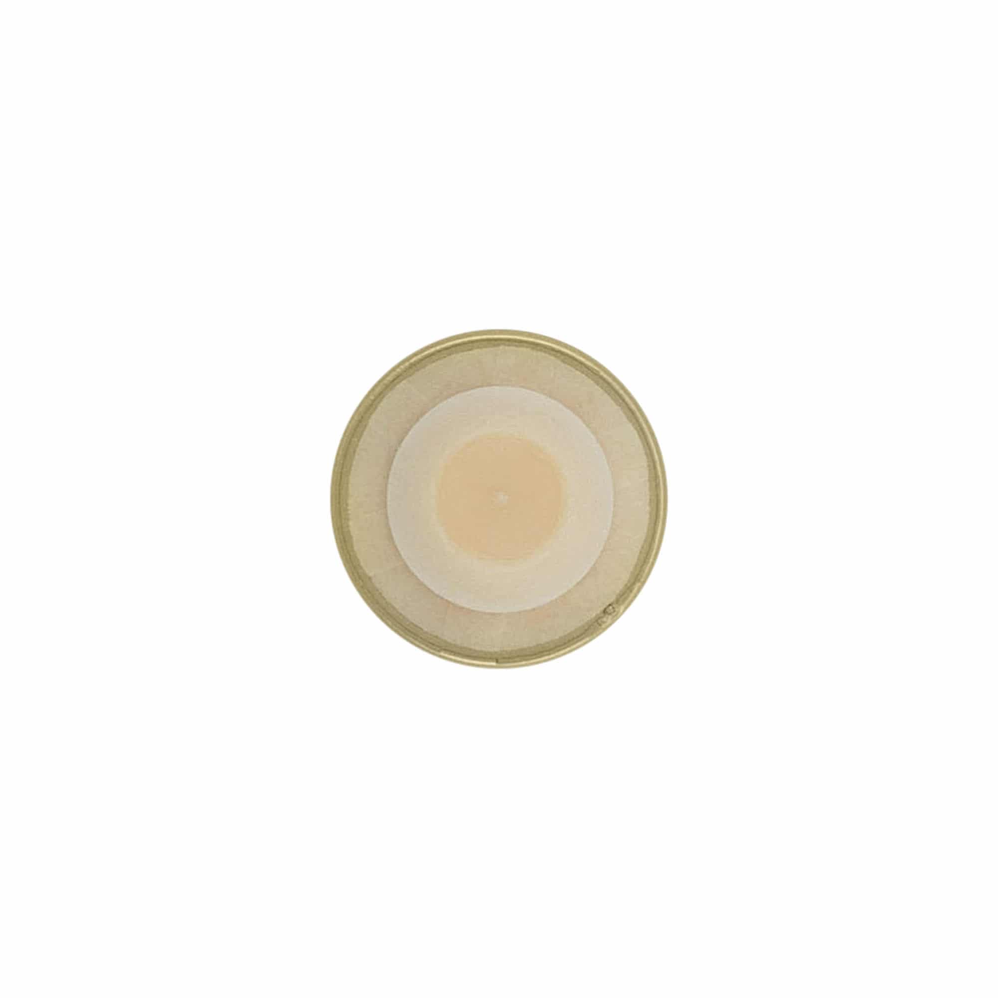 Handgreepkurk 19 mm, kunststof, goudkleurig, voor monding: kurk