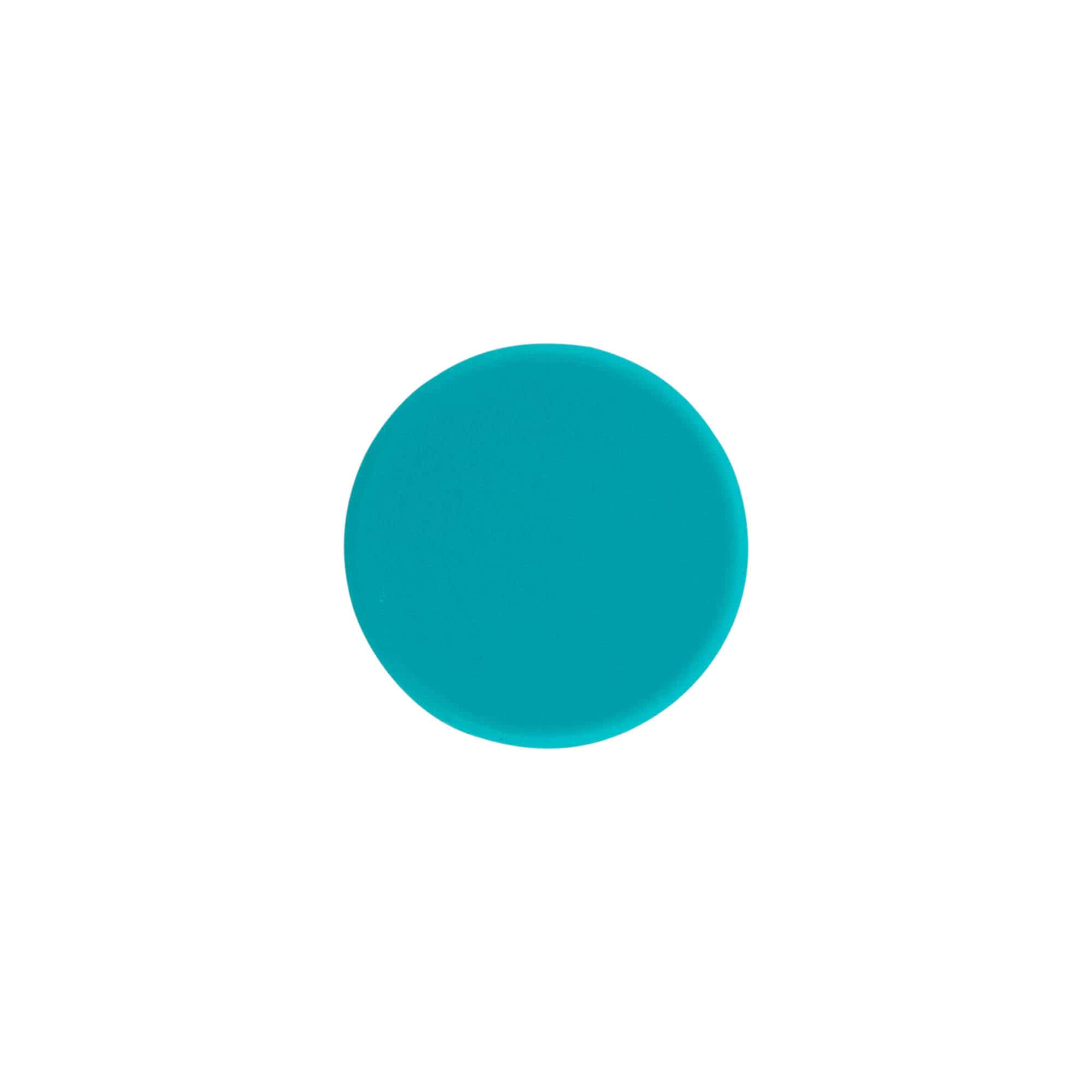 Schroefdop, ABS-kunststof, turkoois, voor opening: GPI 28/400 Schroefdop, ABS-kunststof, turkoois, voor opening: GPI 28/400