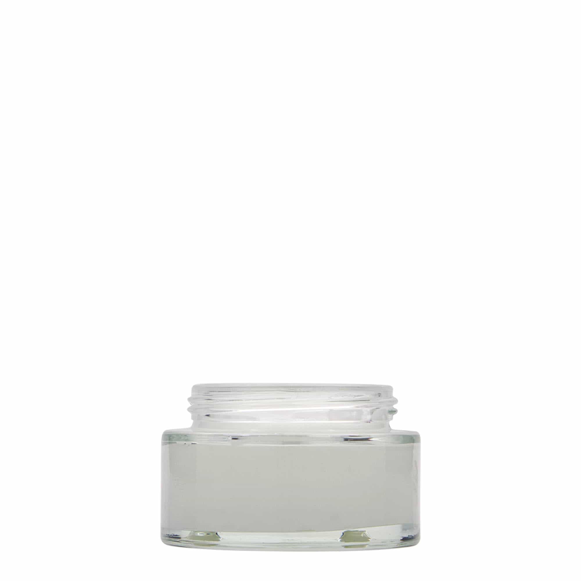 50 ml potje 'Clear Edition', glas, opening: schroefdop