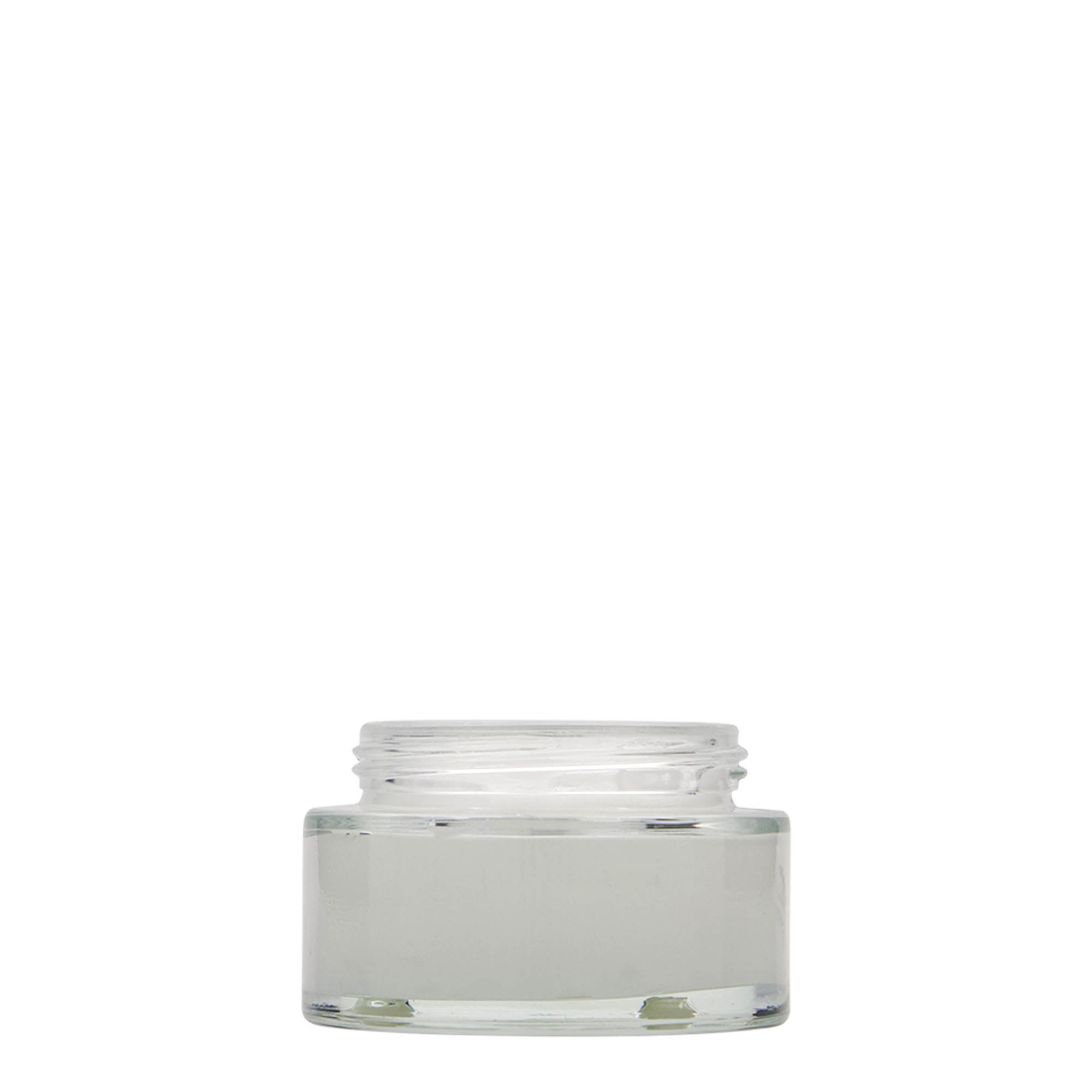 50 ml potje 'Clear Edition', glas, opening: schroefdop