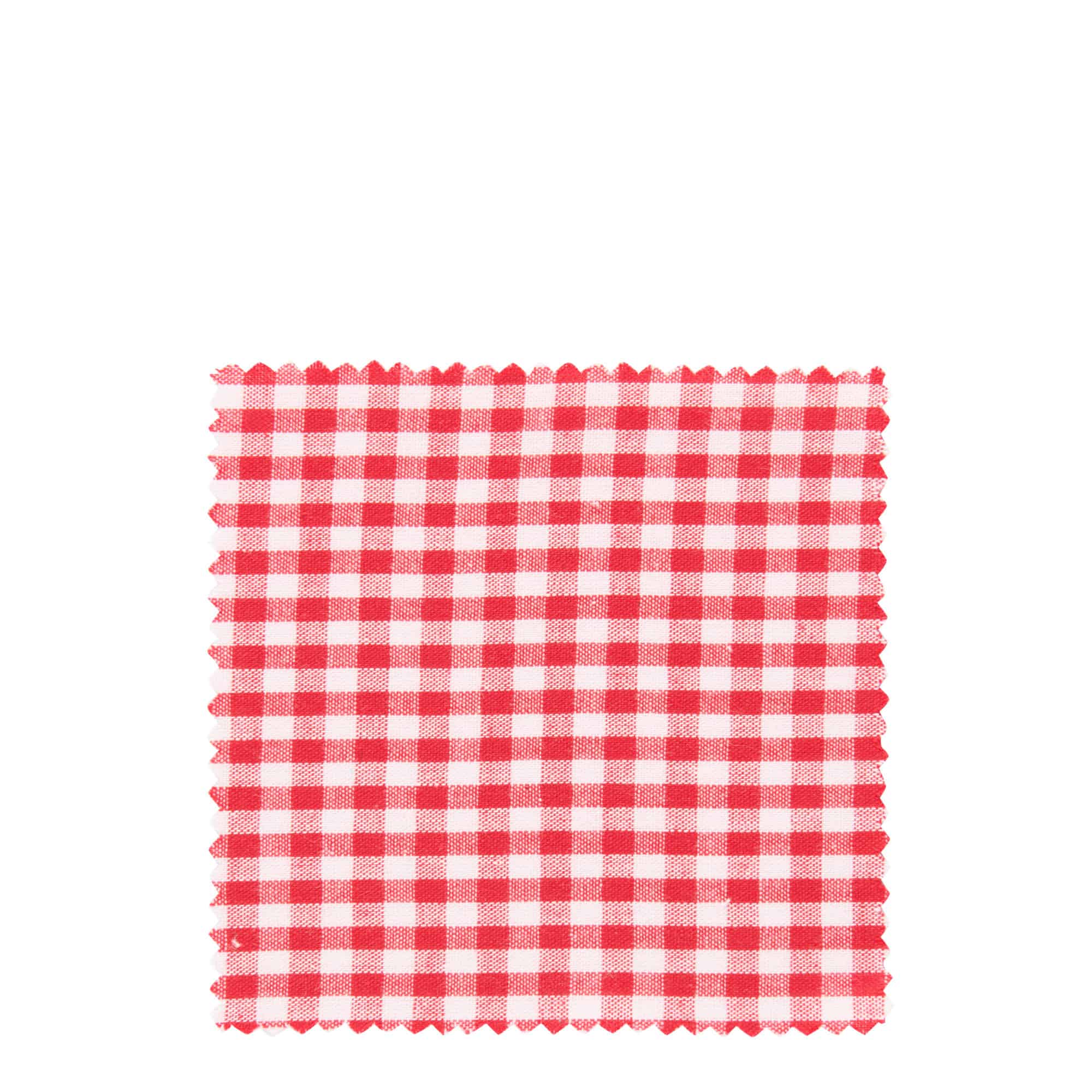 Geruit stoffen doekje 12x12, vierkant, textiel, rood, opening: TO38-TO53