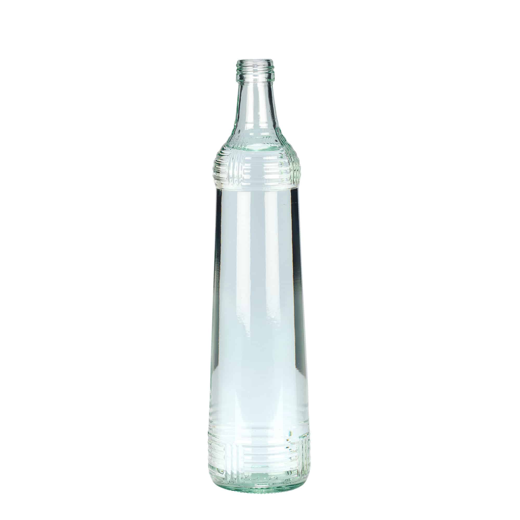 700 ml glazen fles wodka Zwiebelturm, mondstuk: PP 28