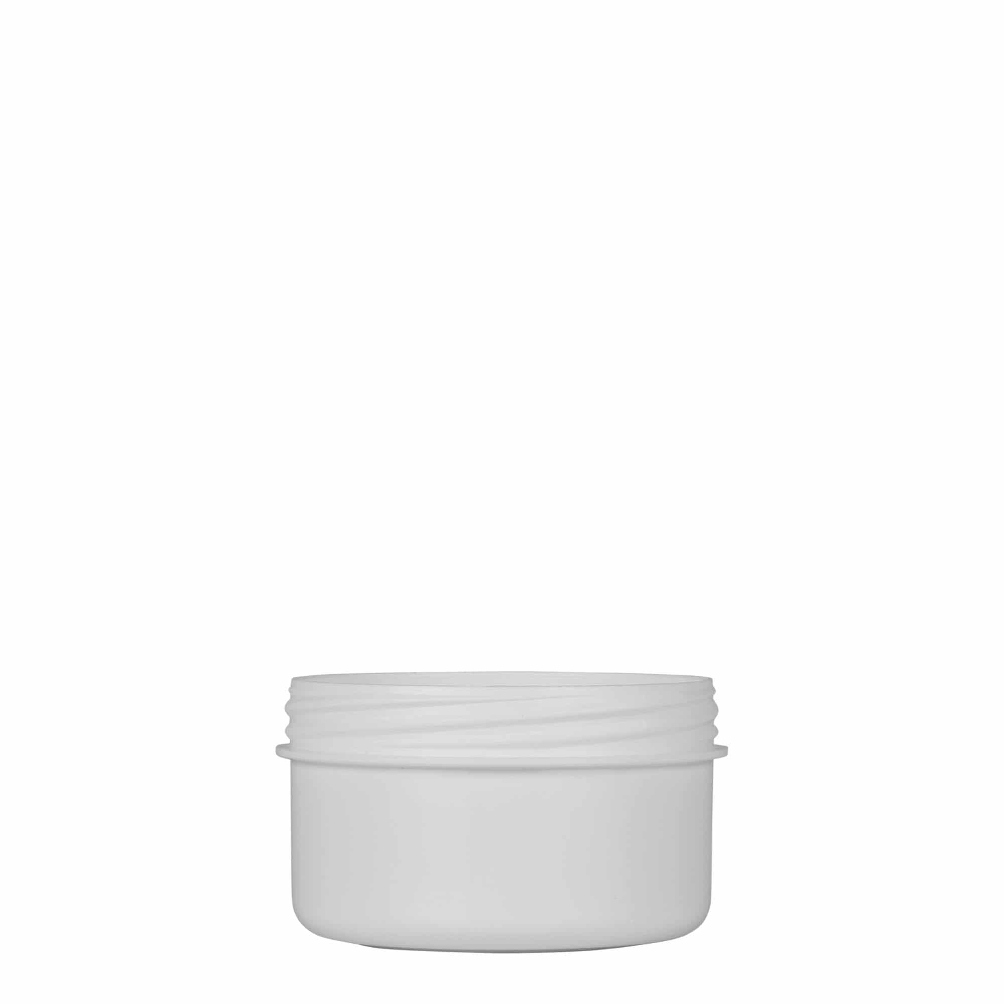 60 ml kunststofpot 'White Line', PP, wit, opening: schroefdop