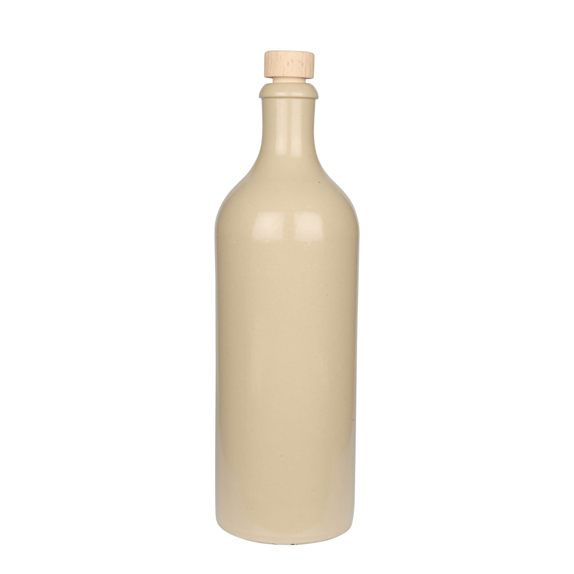 750 ml Tonkruik, steengoed, beige, opening: kurk