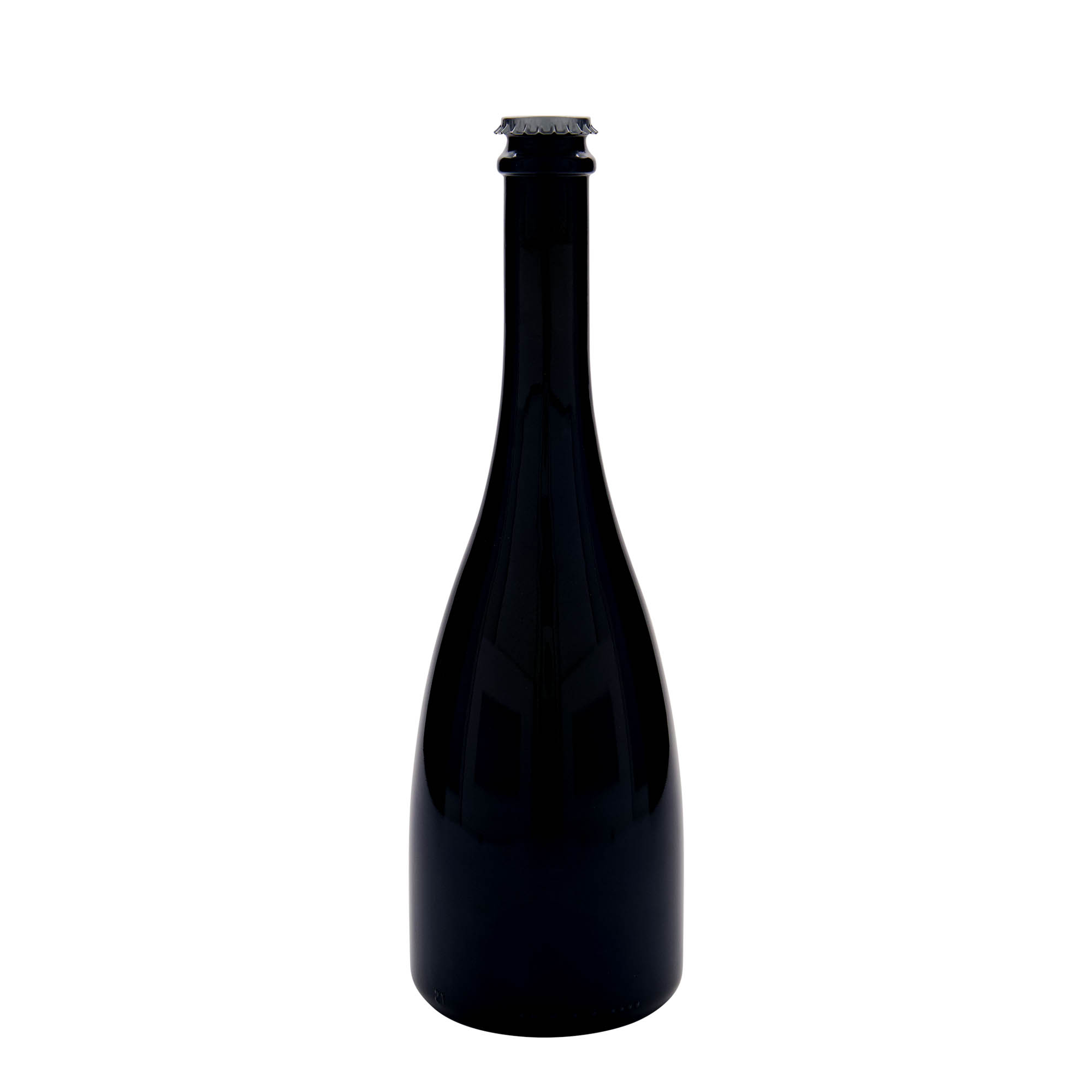 750 ml Bier-/Champagnefles 'Tosca', glas, antiekgroen, hals: kroonkurk 750 ml Bier-/Champagnefles 'Tosca', glas, antiekgroen, hals: kroonkurk
