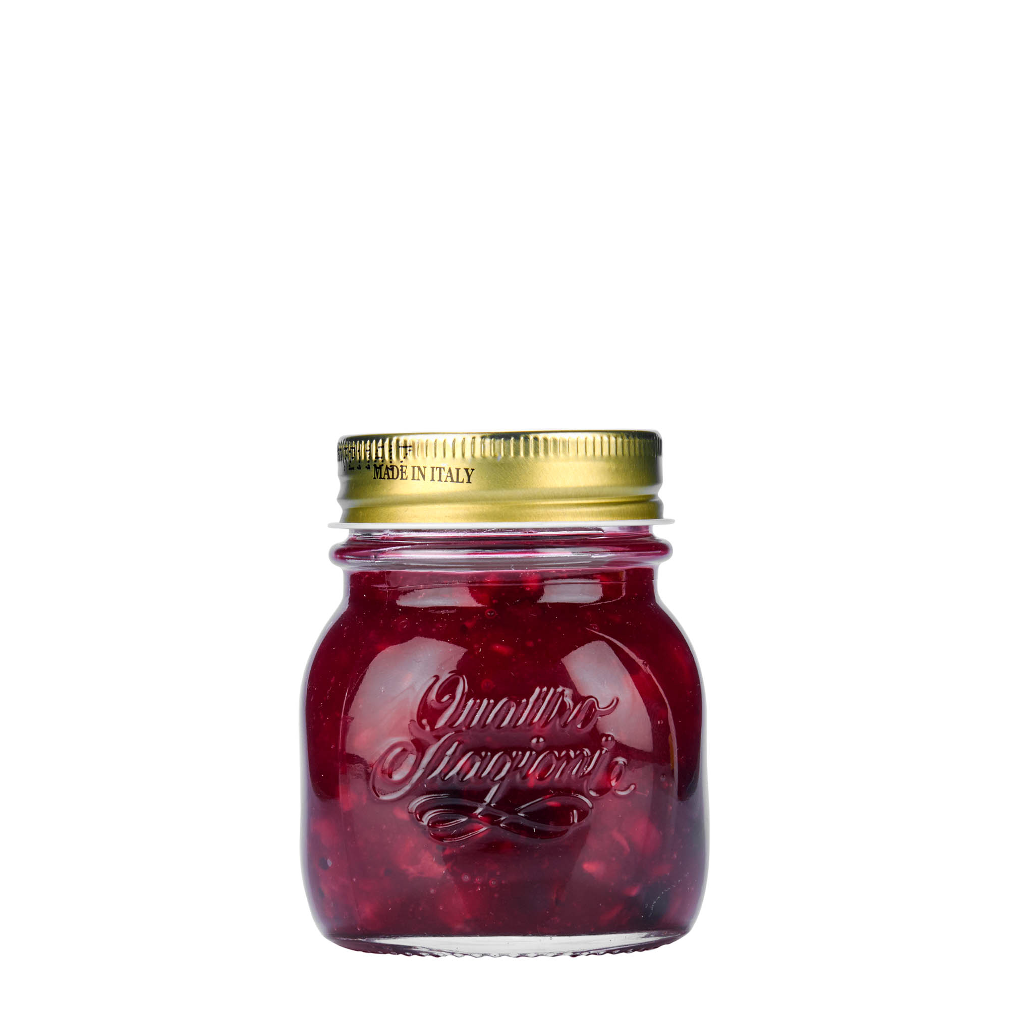 150 ml glas 'Quattro Stagioni', opening: schroefdop 150 ml glas 'Quattro Stagioni', opening: schroefdop