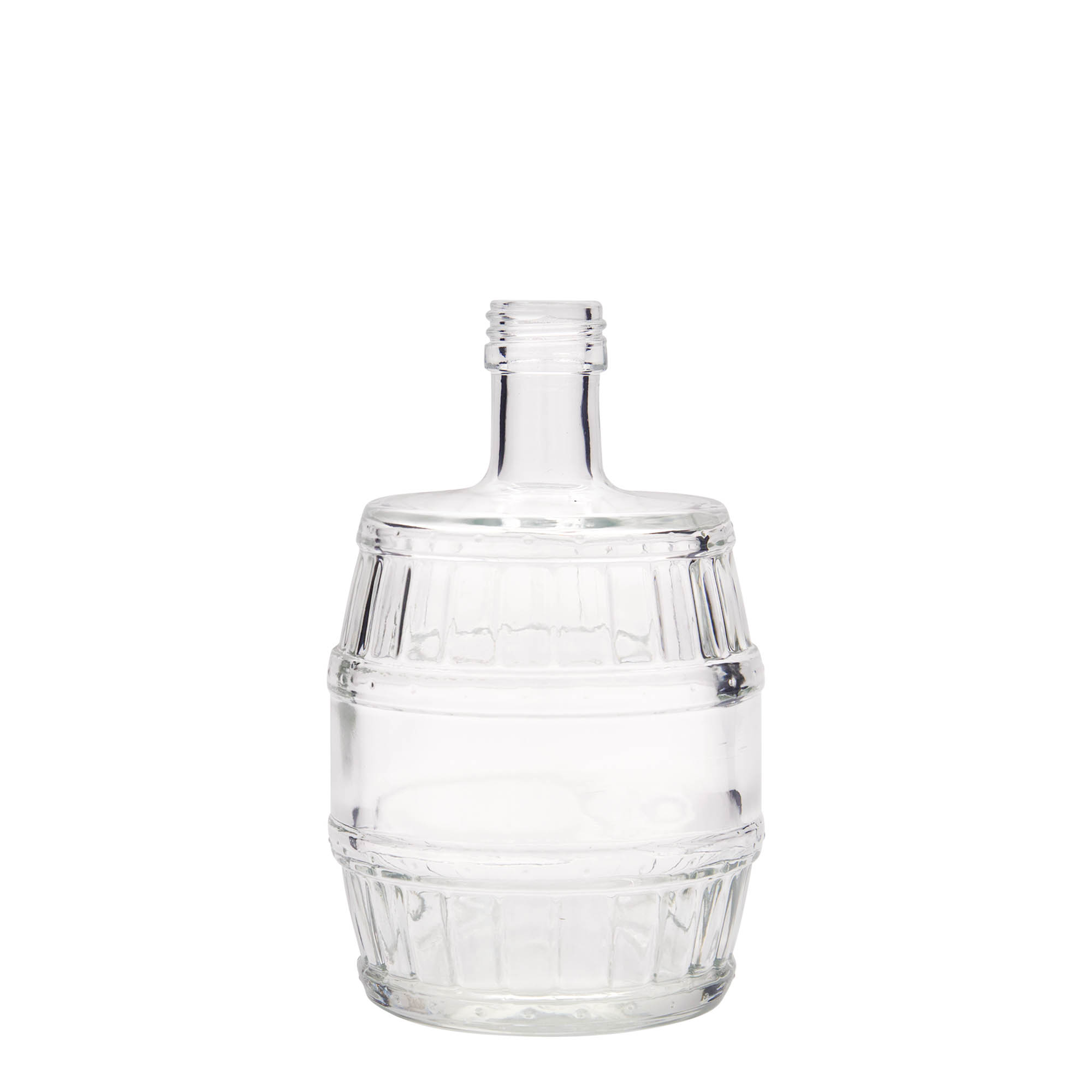 500 ml glazen fles 'vat', opening: PP 28 500 ml glazen fles 'vat', opening: PP 28