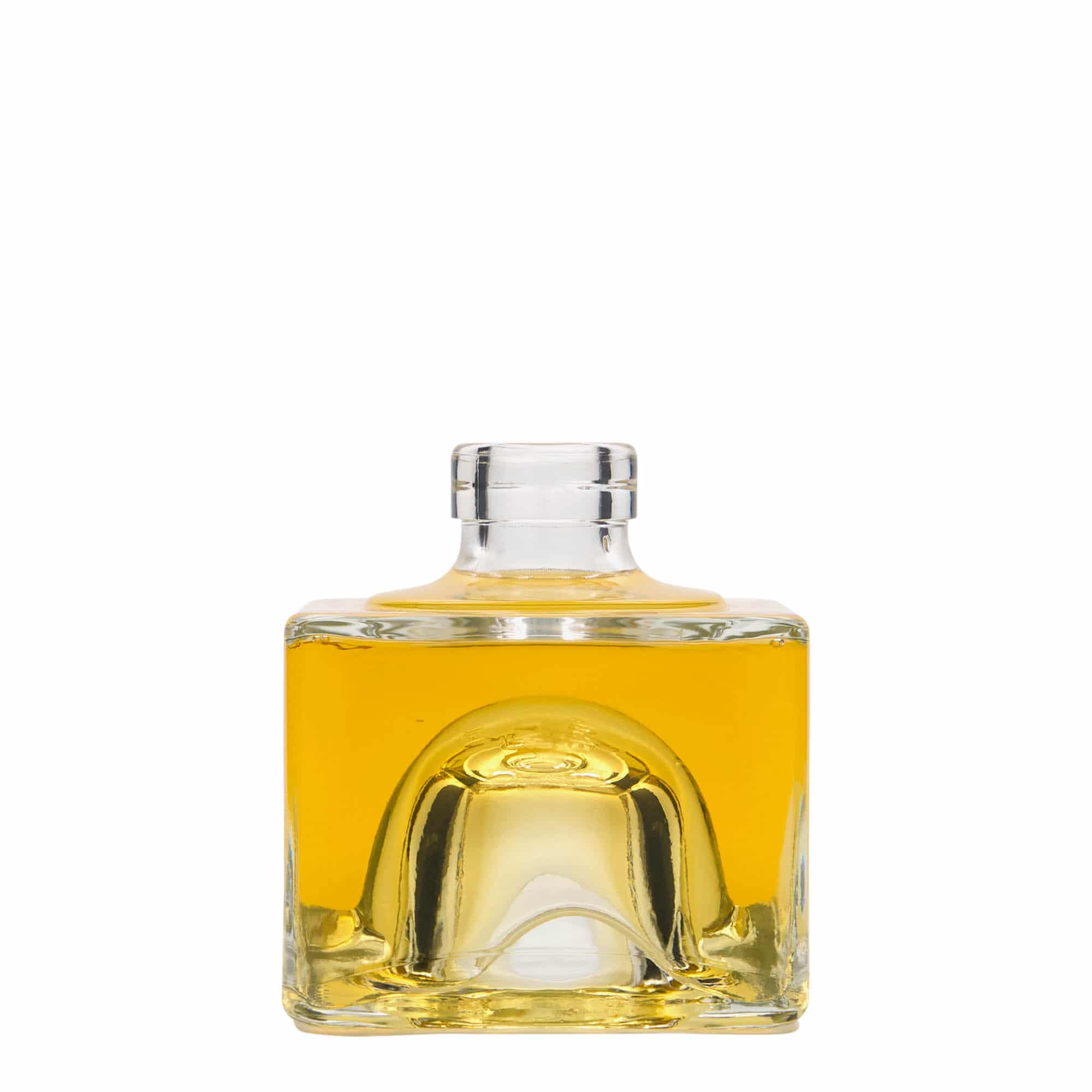 200 ml glazen fles 'Cocolores', vierkant, opening: kurk