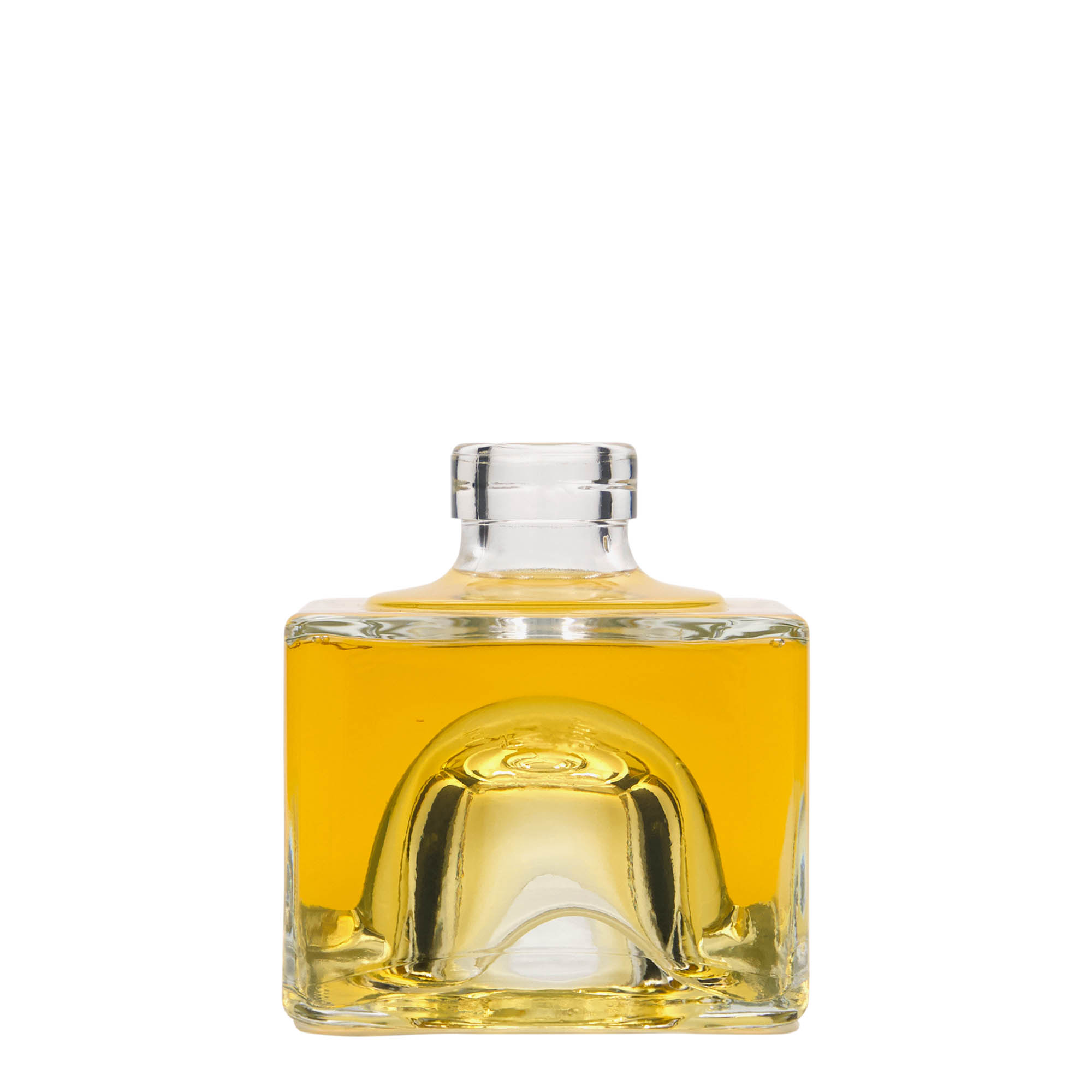 200 ml glazen fles 'Cocolores', vierkant, opening: kurk