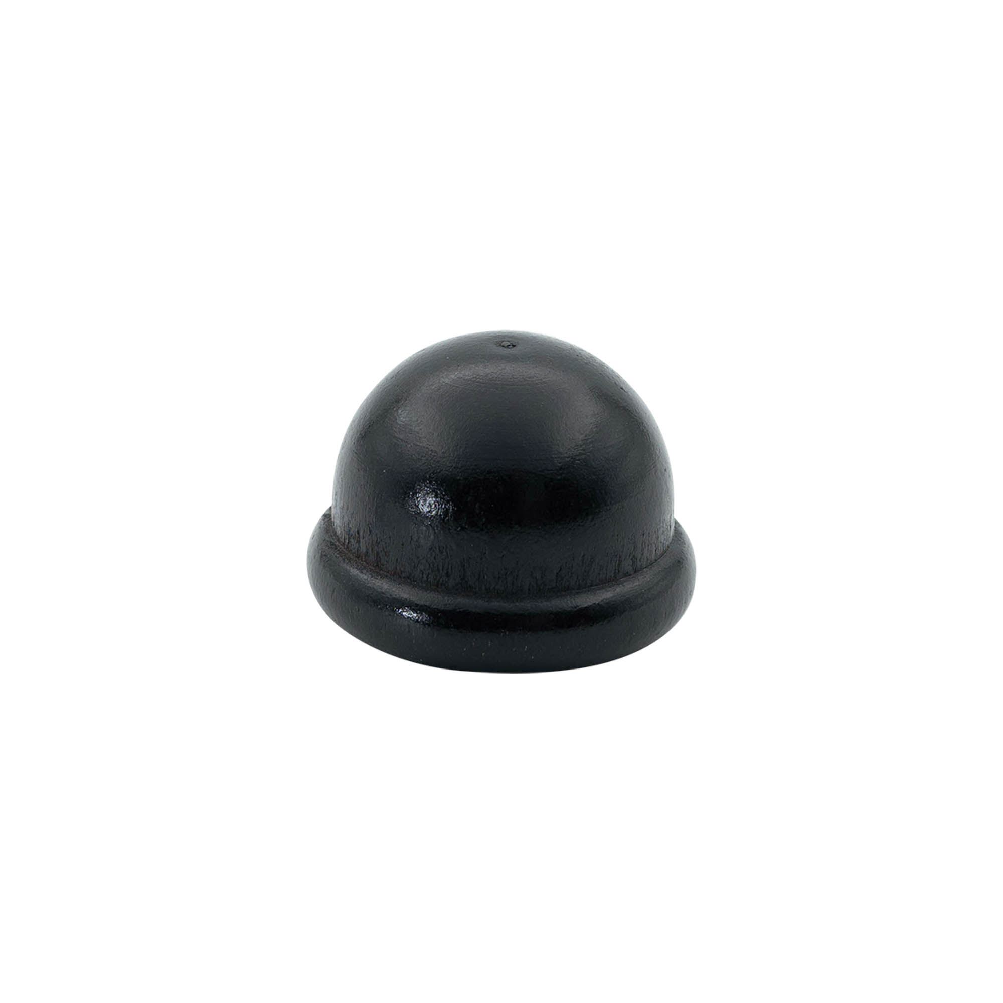 Handkurk 19 mm "Meloen", hout/PE, zwart, voor monding: kurk Handkurk 19 mm "Meloen", hout/PE, zwart, voor monding: kurk
