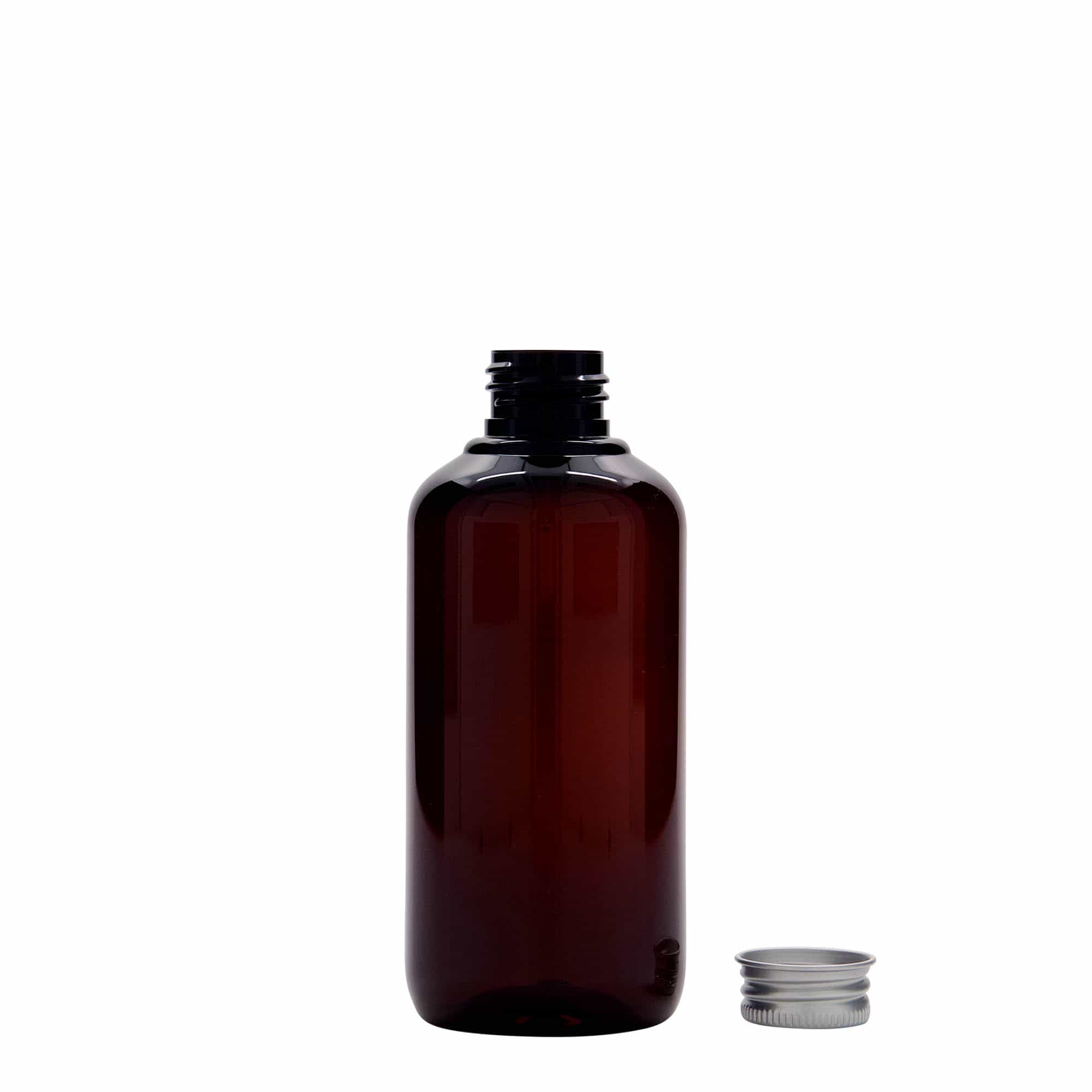 200 ml recyclebare kunststoffles 'Victor's Best', PCR, bruin, opening: 24/410