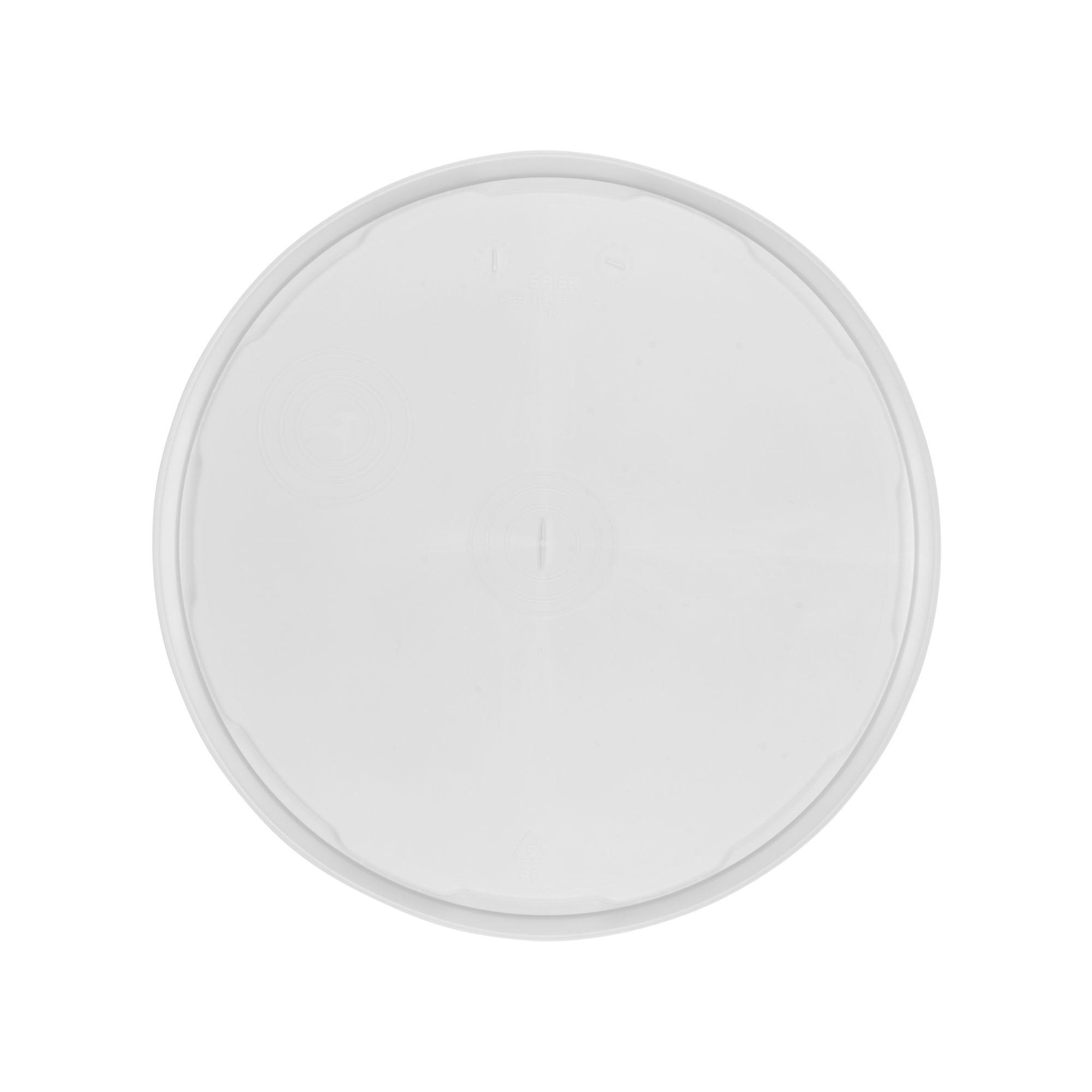 Deksel voor 12,5 l emmer, PP-kunststof, wit
