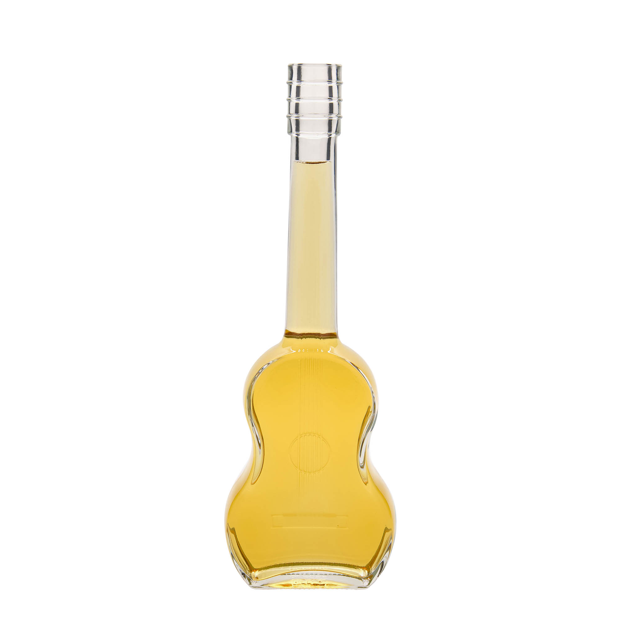 500 ml glazen fles 'Gitaar', opening: kurk
