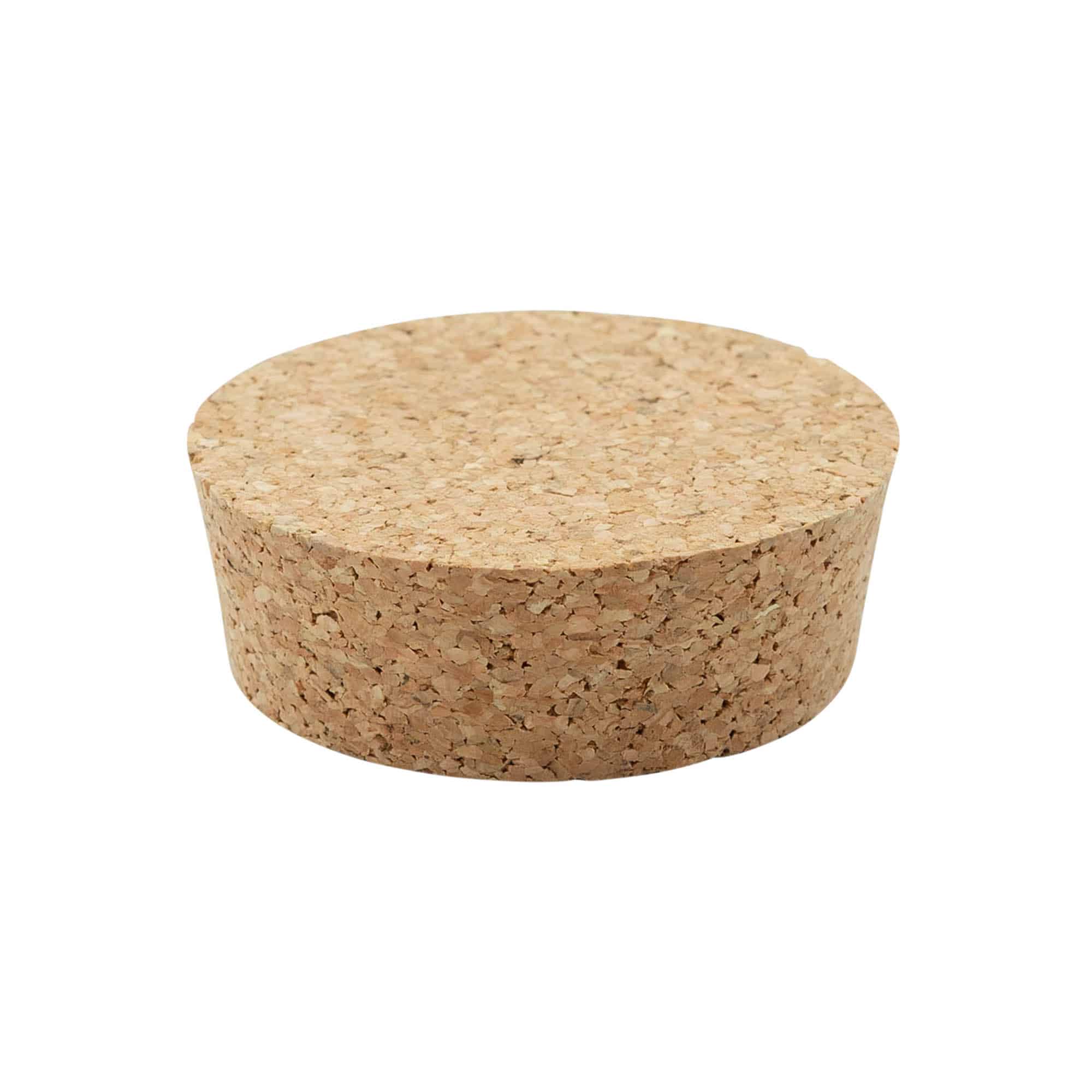 Conische kurk 54-60 x 27, perskurk, beige, voor monding: kurk Conische kurk 54-60 x 27, perskurk, beige, voor monding: kurk