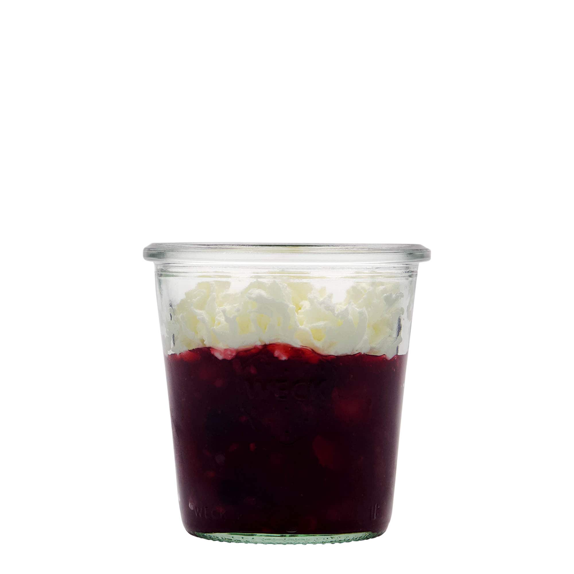 290 ml WECK-omkeerpot, opening: ronde rand