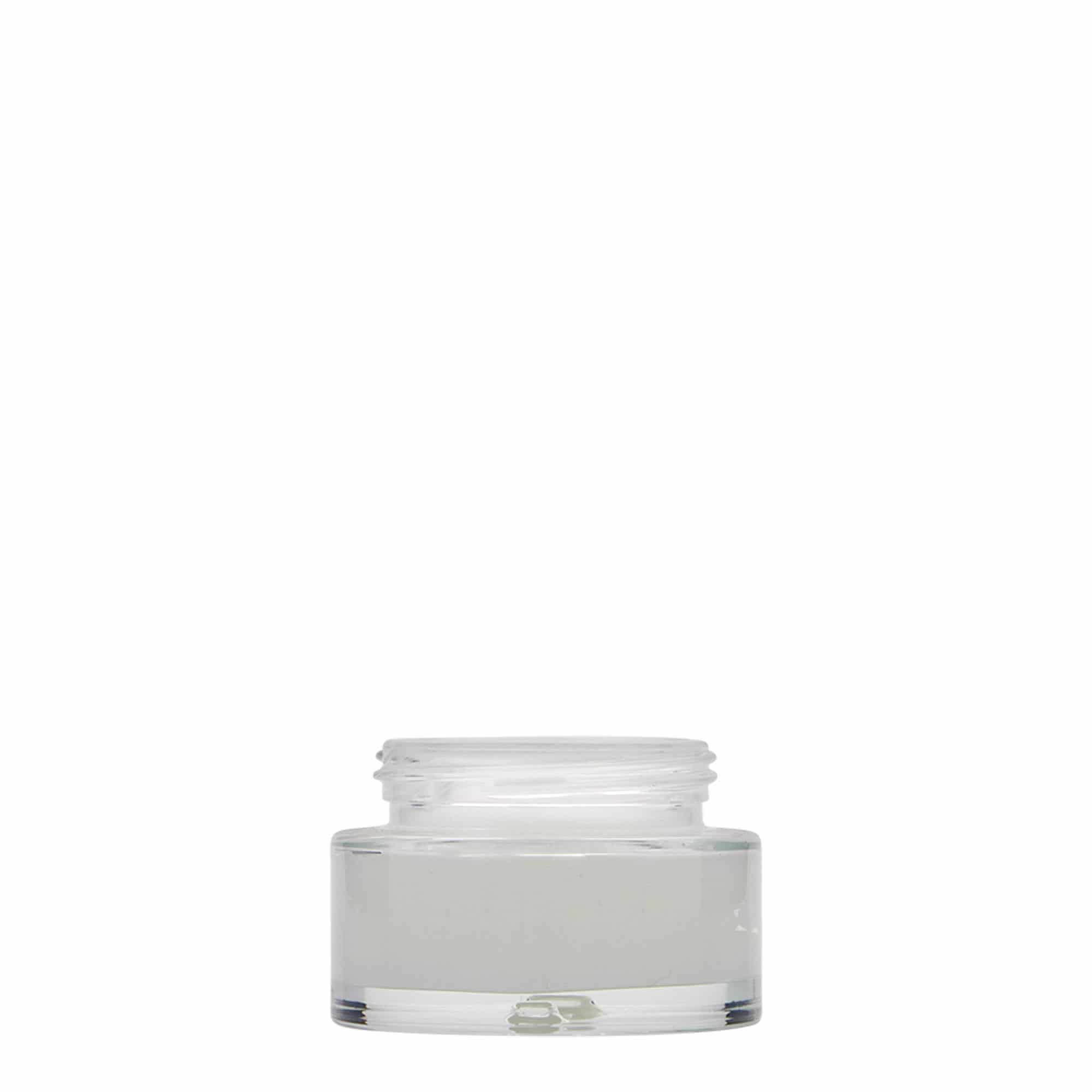 30 ml potje 'Clear Edition', glas, opening: schroefdop