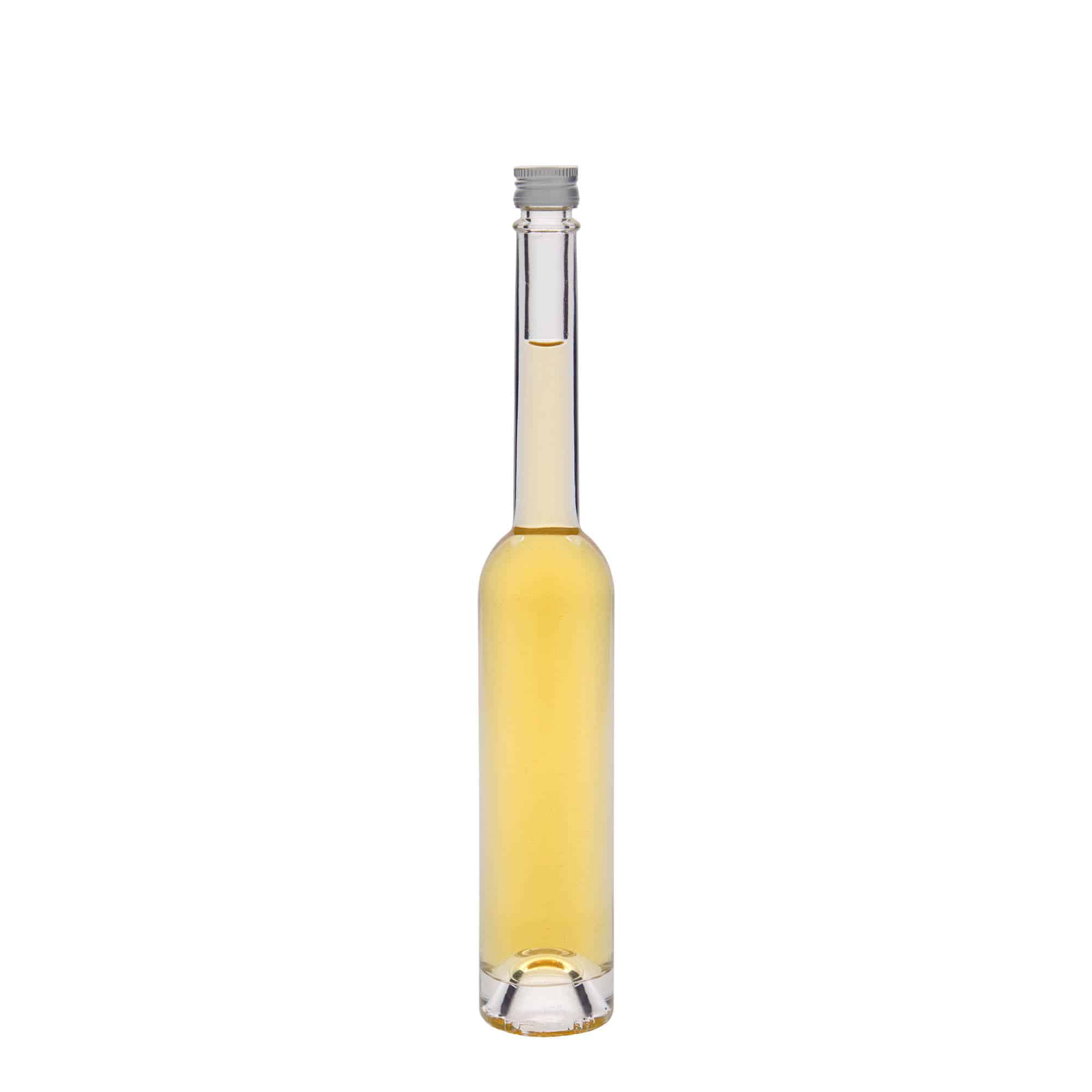 Glazen fles 'Platina', 100 ml, monding: PP 18
