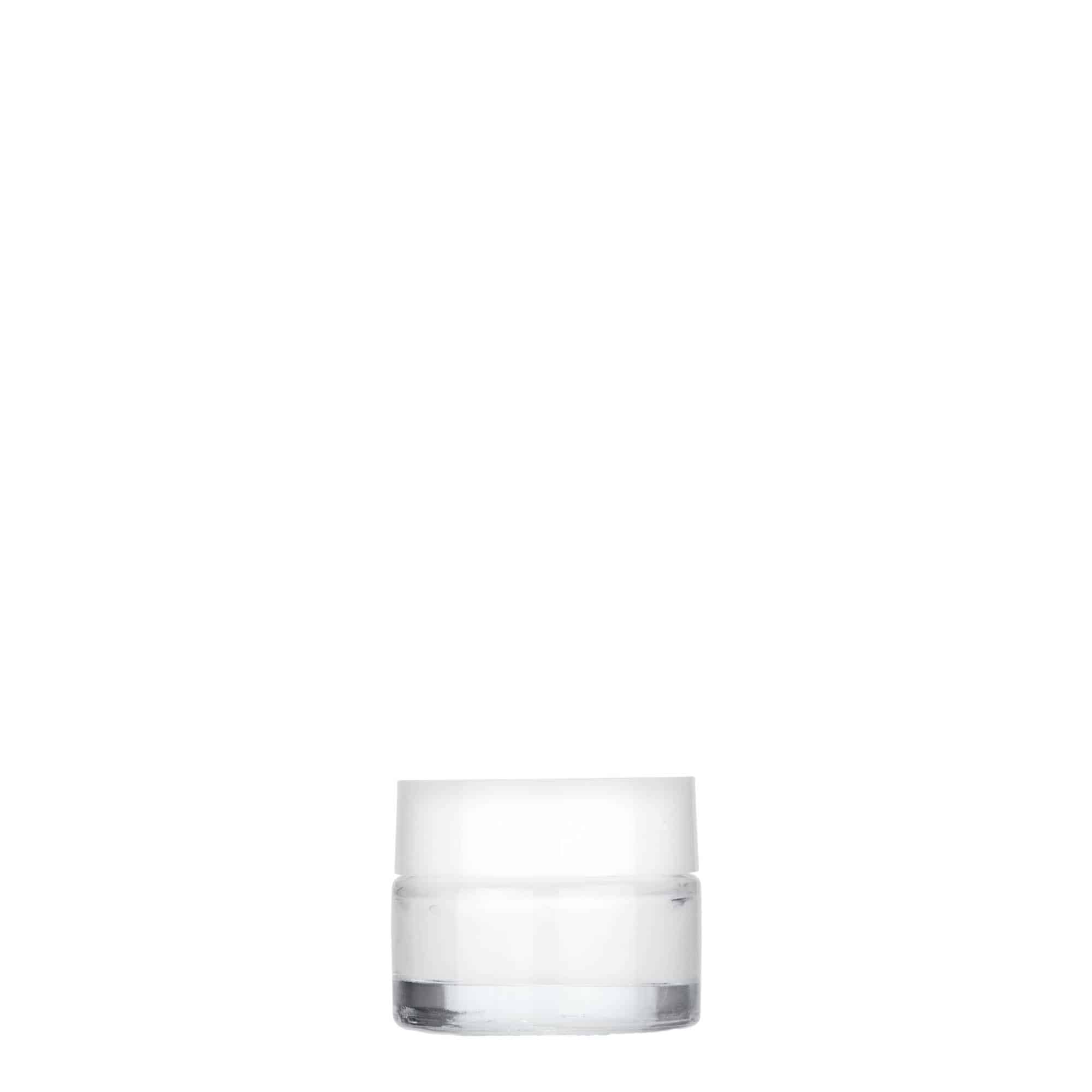 5 ml potje 'Beauty', glas, opening: schroefdop