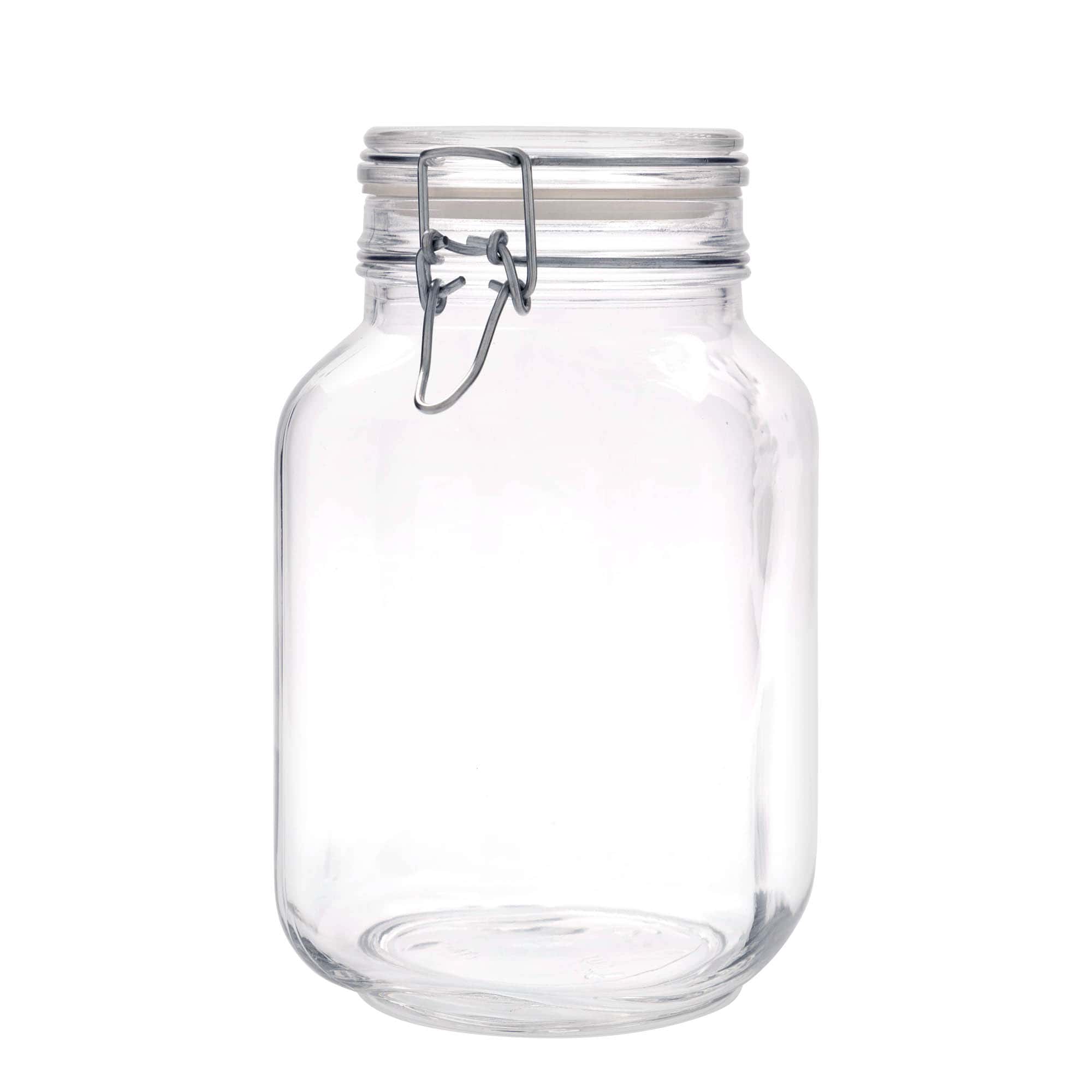 2.000 ml Draadsluitingspot 'Fido', vierkant, opening: draadsluitingsluiting