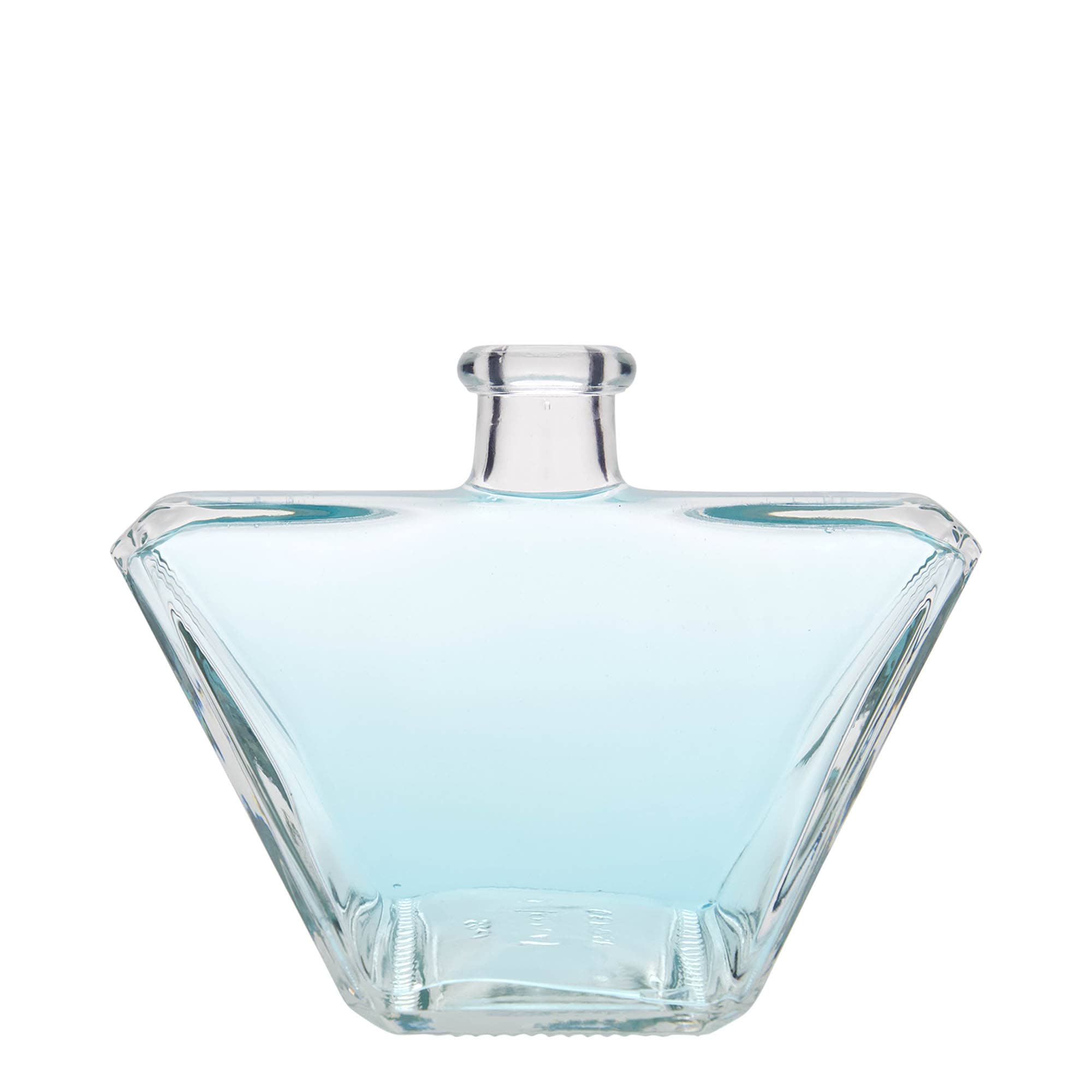 500 ml glazen fles 'Charly', rechthoekig, opening: kurk