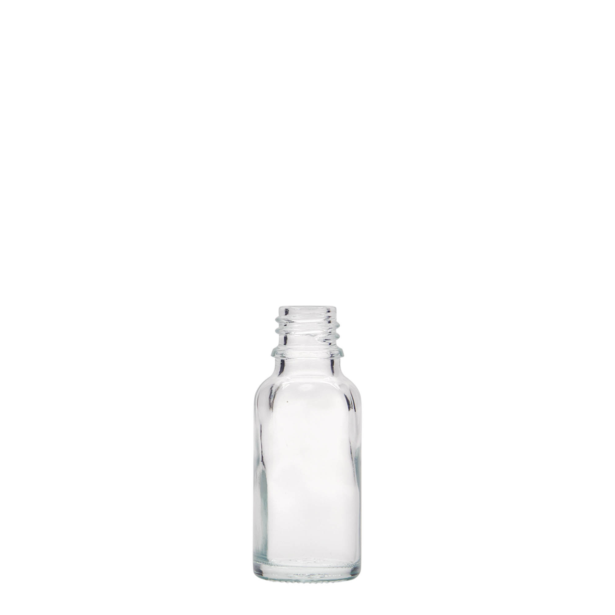 20 ml medicijnflesje, glas, opening: DIN 18 20 ml medicijnflesje, glas, opening: DIN 18
