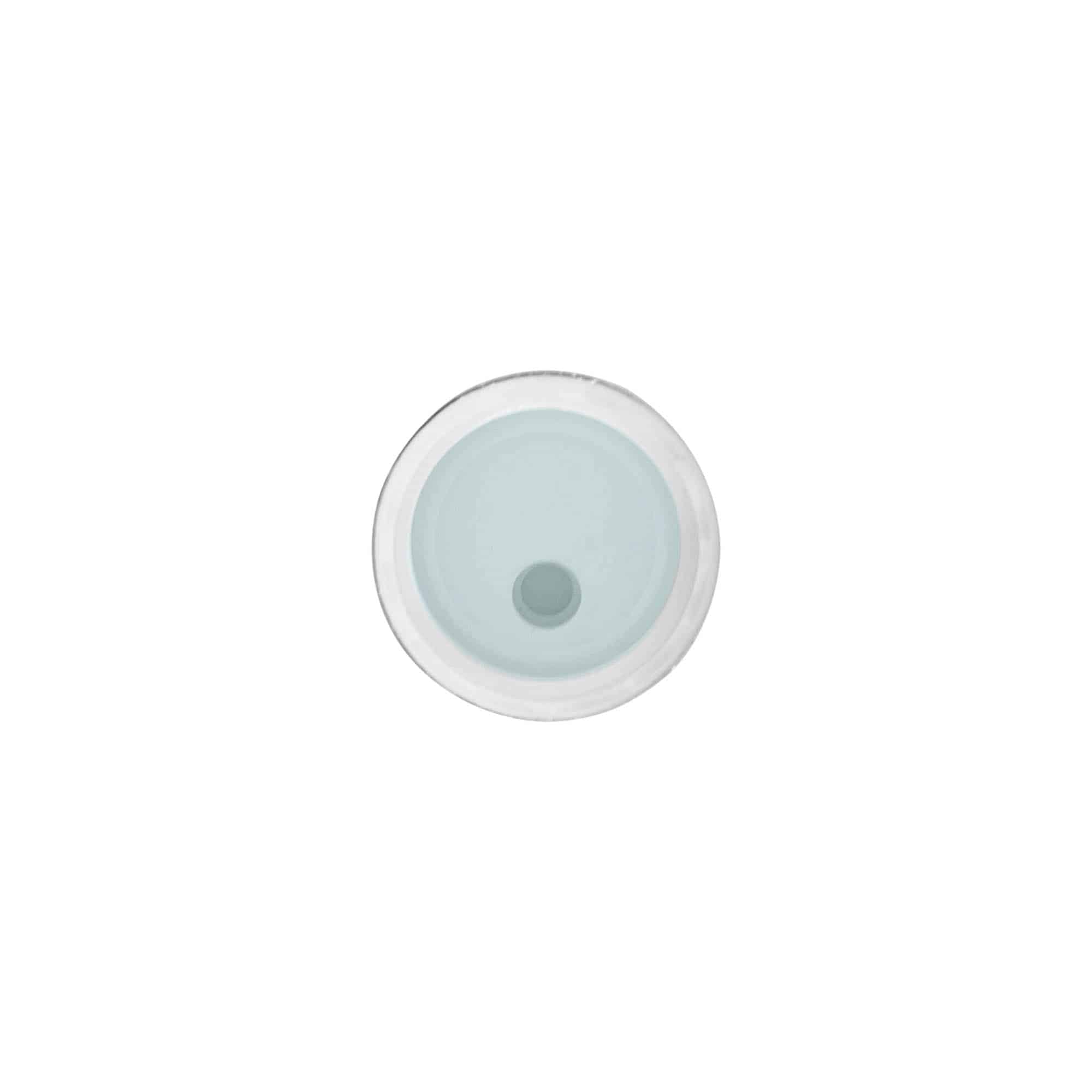 Schroefdop Disc Top, PP-kunststof, zilver, voor opening: 24/410