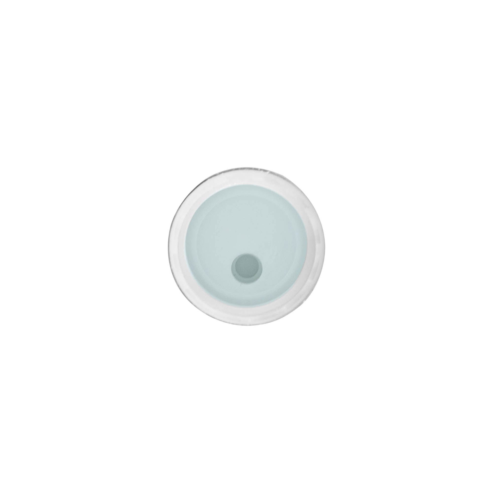 Schroefdop Disc Top, PP-kunststof, zilver, voor opening: 24/410