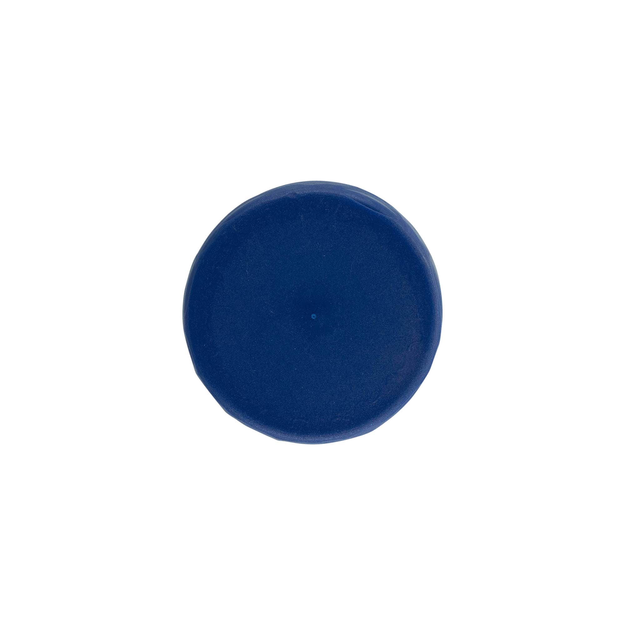 Opzetdeksel voor smalle hals keramische pot, HDPE-kunststof, blauw Opzetdeksel voor smalle hals keramische pot, HDPE-kunststof, blauw