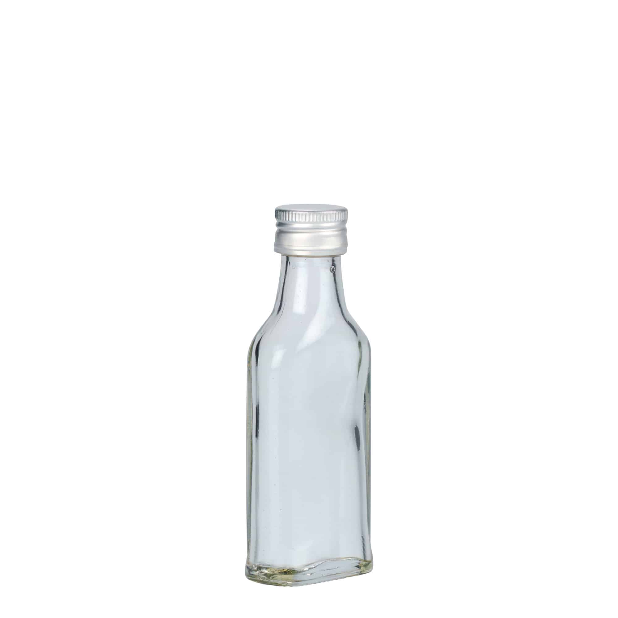 40 ml zakfles, rechthoekig, mondstuk: PP 22