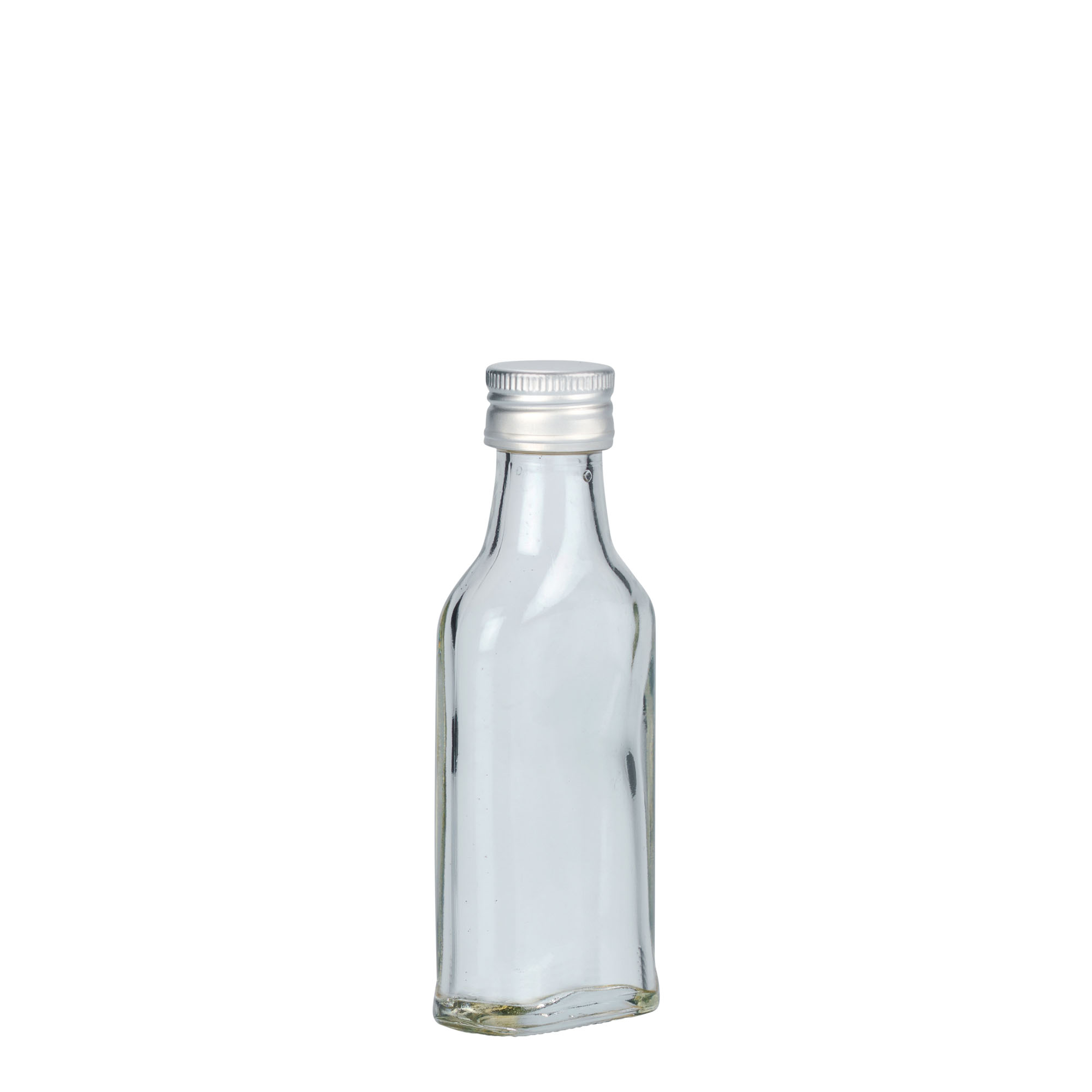 40 ml zakfles, rechthoekig, mondstuk: PP 22