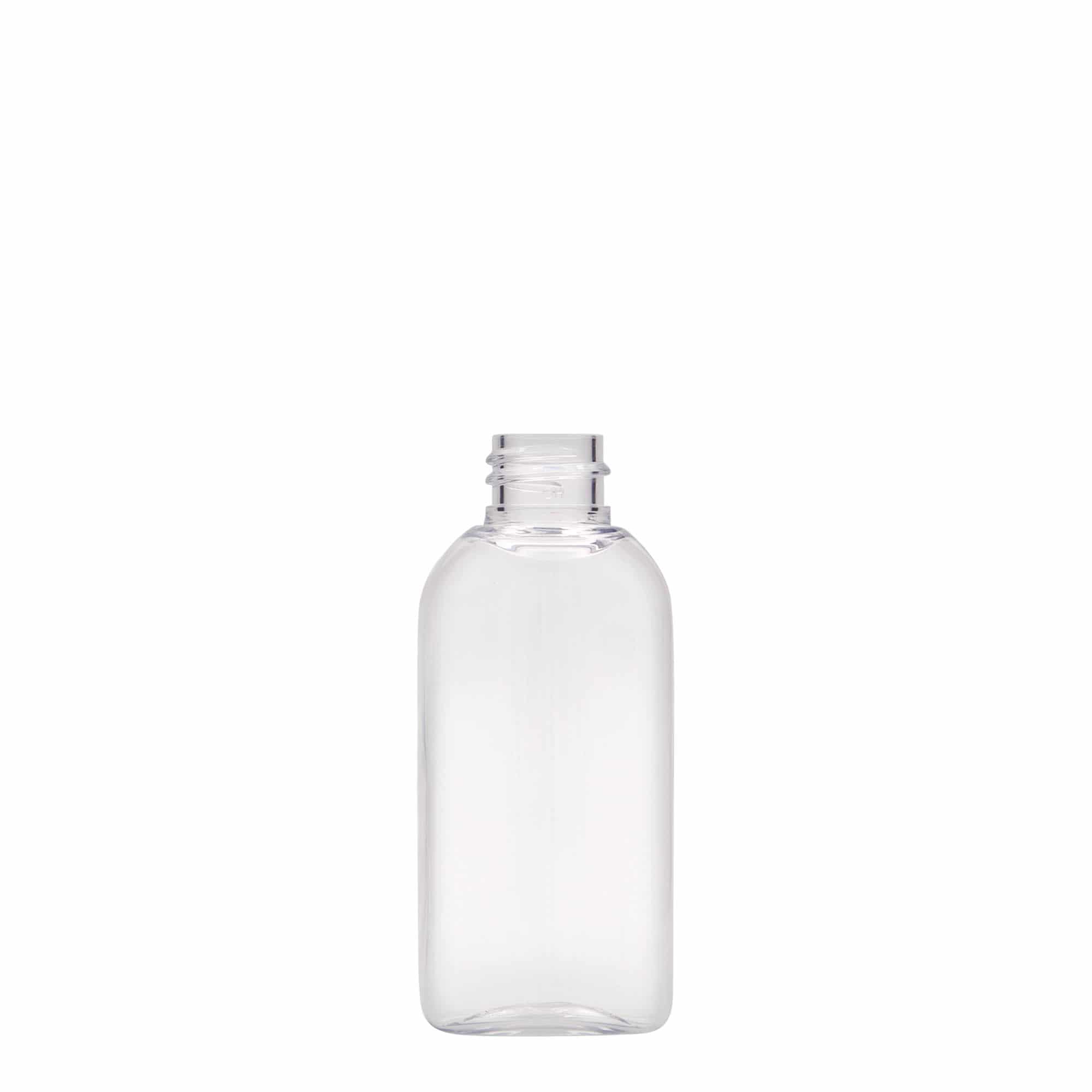 50 ml PET-fles 'Iris', ovaal, kunststof, hals: 20/410