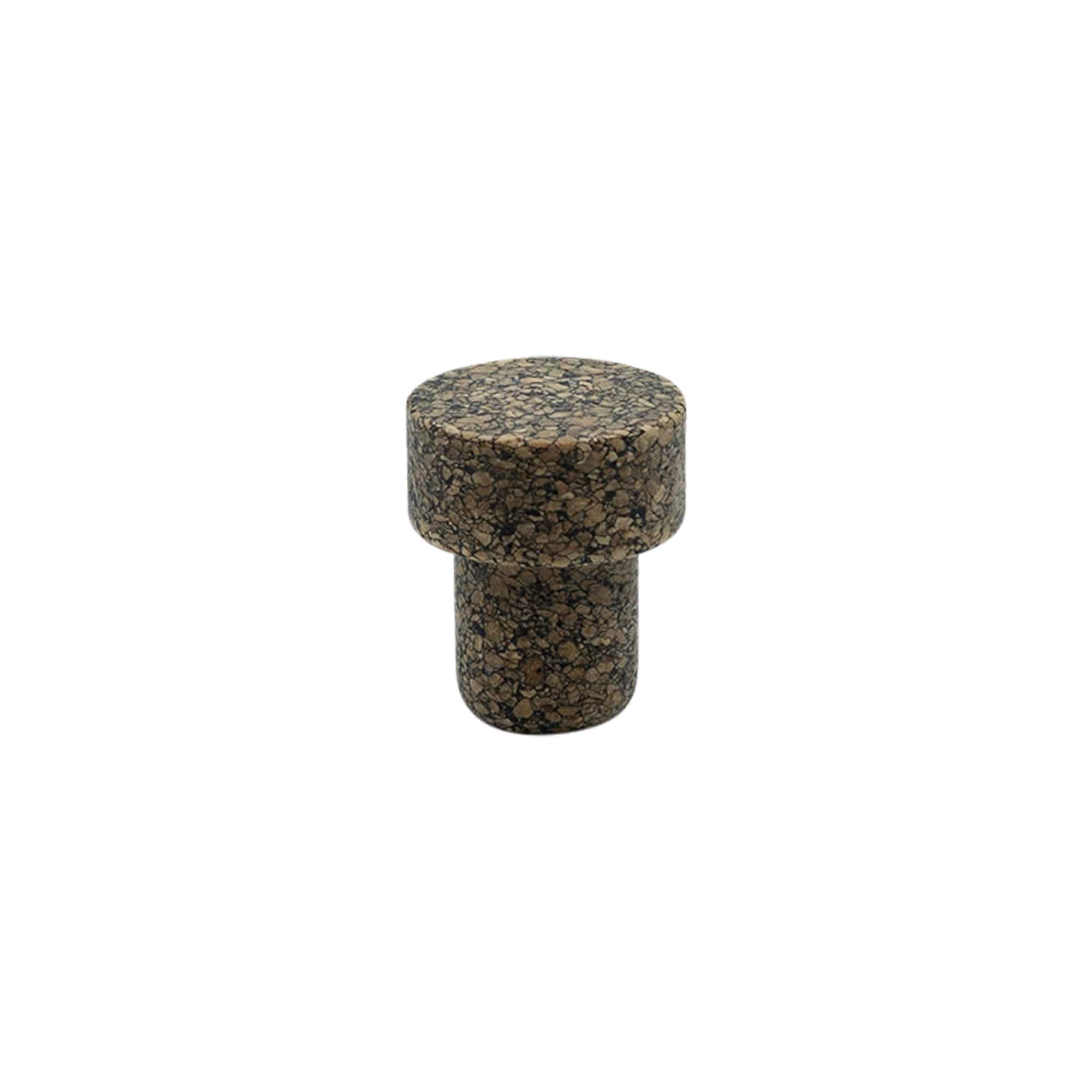 Handvatkurk 'Sharp' 19,5 mm, Korkkool, voor monding: Kurk