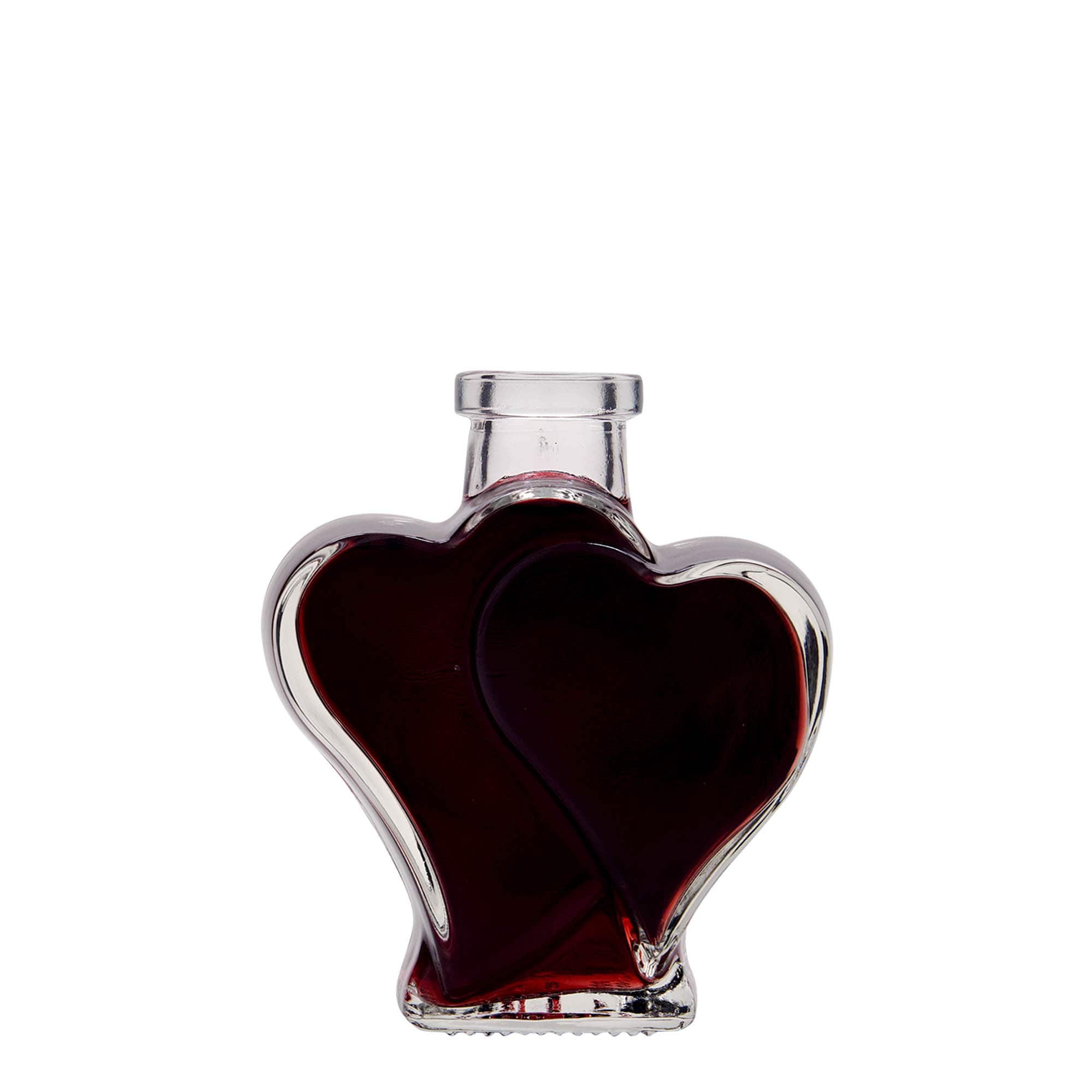Glazen fles 'Dubbelhart', 200 ml, monding: kurk
