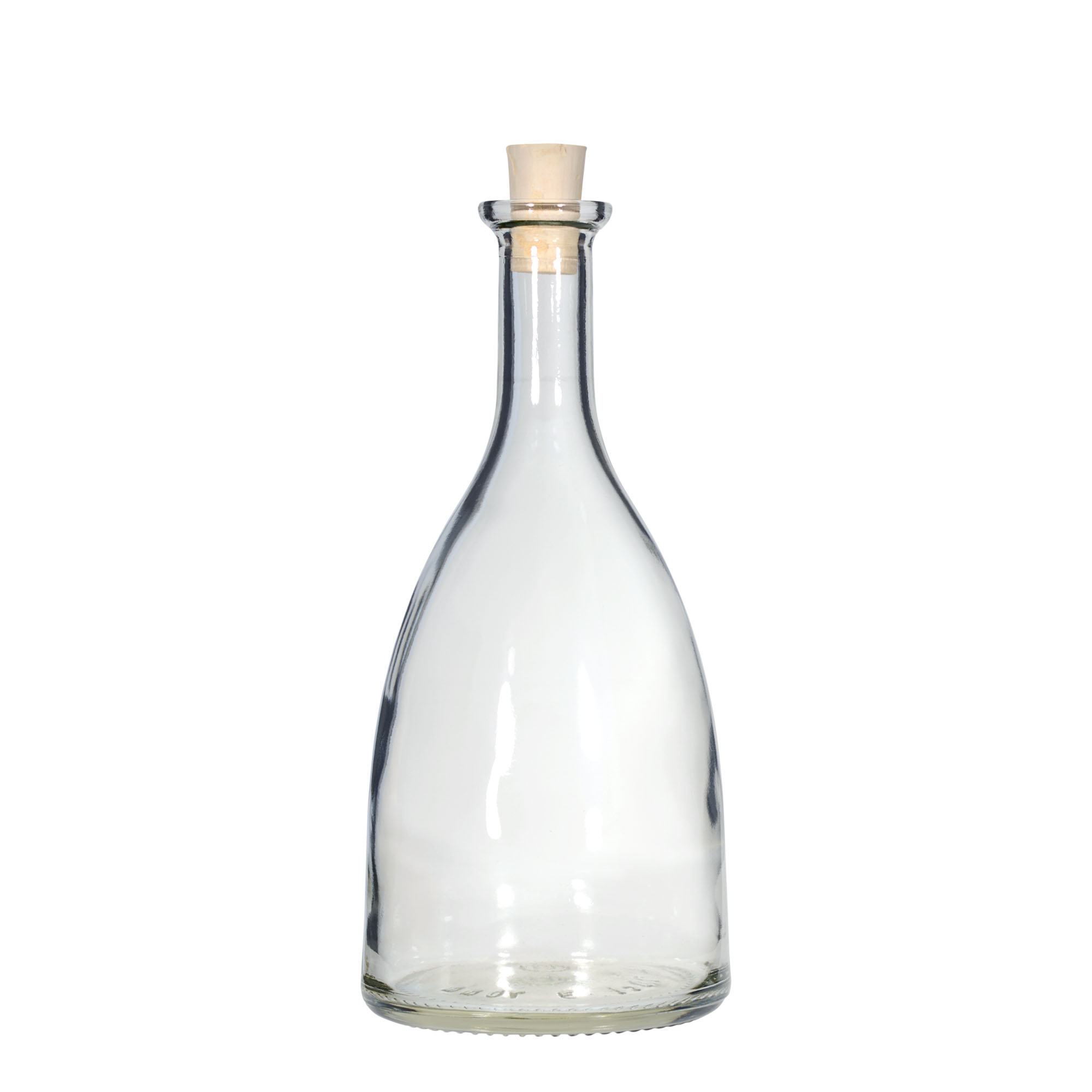 700 ml glazen fles 'Viola', opening: kurk