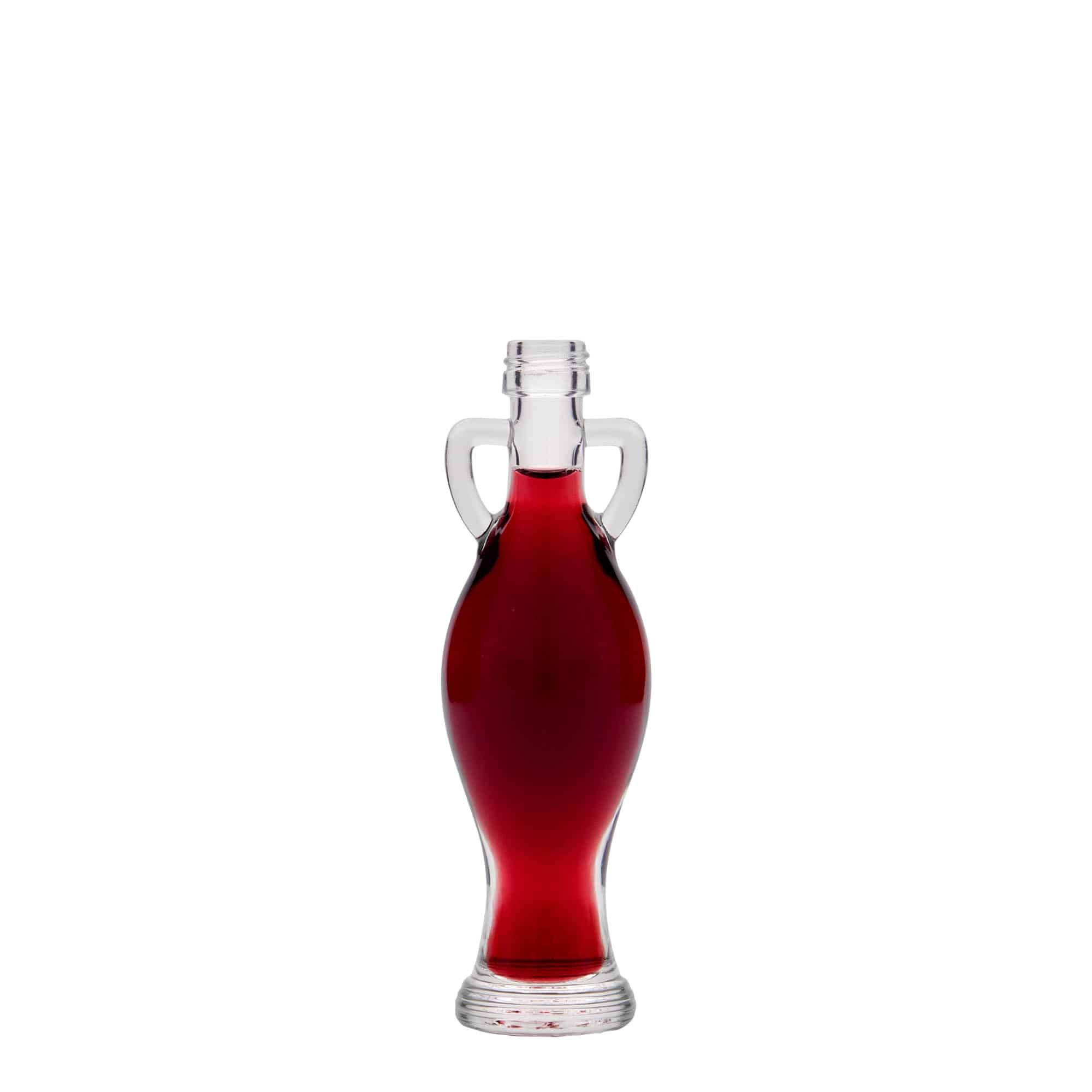 40 ml glazen fles 'Amfoor', opening: PP 18 40 ml glazen fles 'Amfoor', opening: PP 18