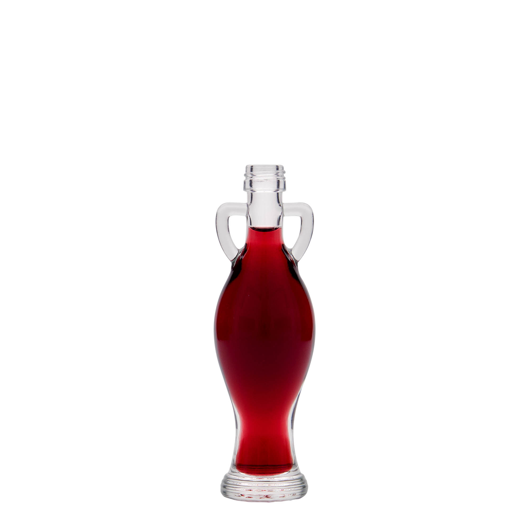 40 ml glazen fles 'Amfoor', opening: PP 18 40 ml glazen fles 'Amfoor', opening: PP 18