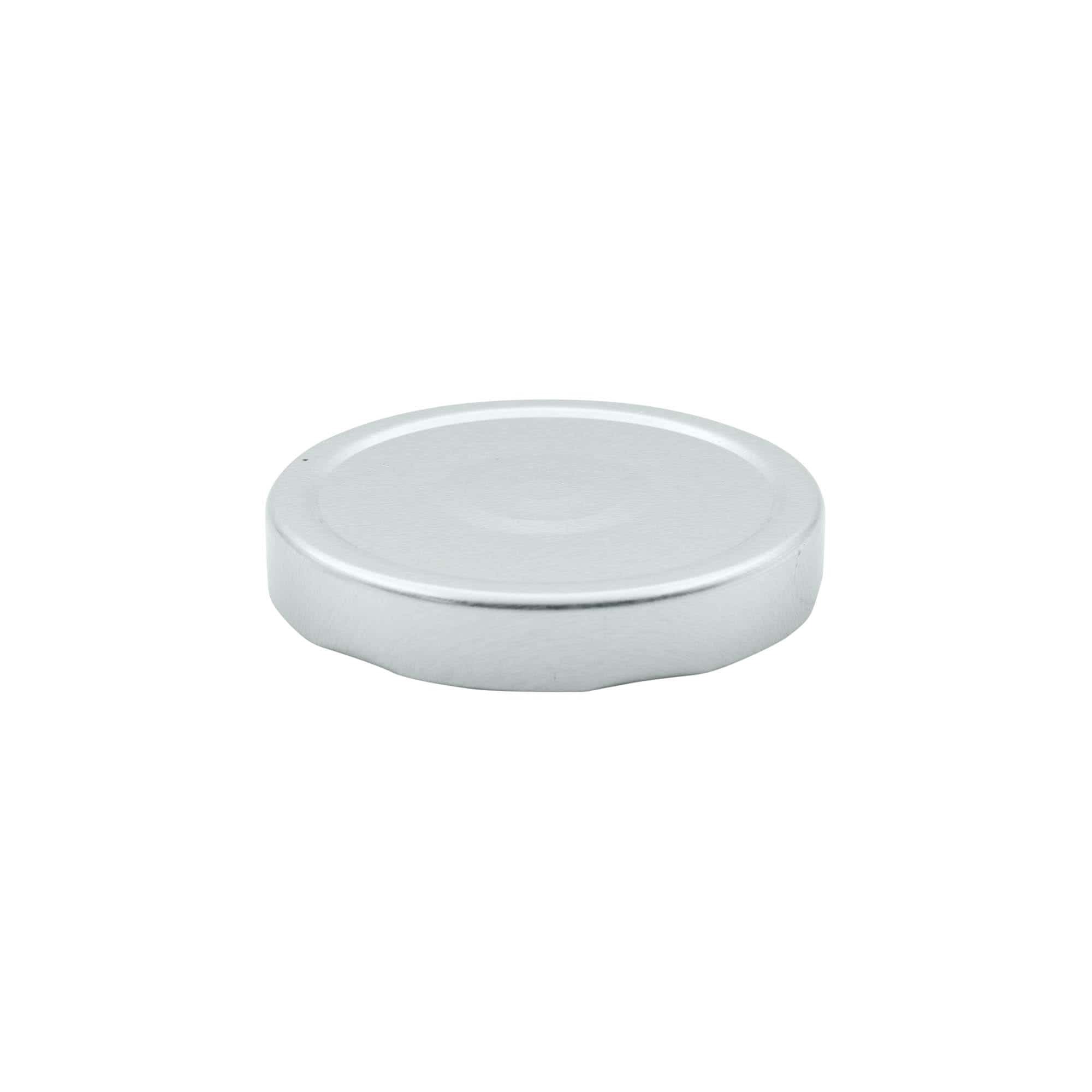 Deep-Twist-Off-sluiting, blik, zilver, voor opening: Deep-TO 82