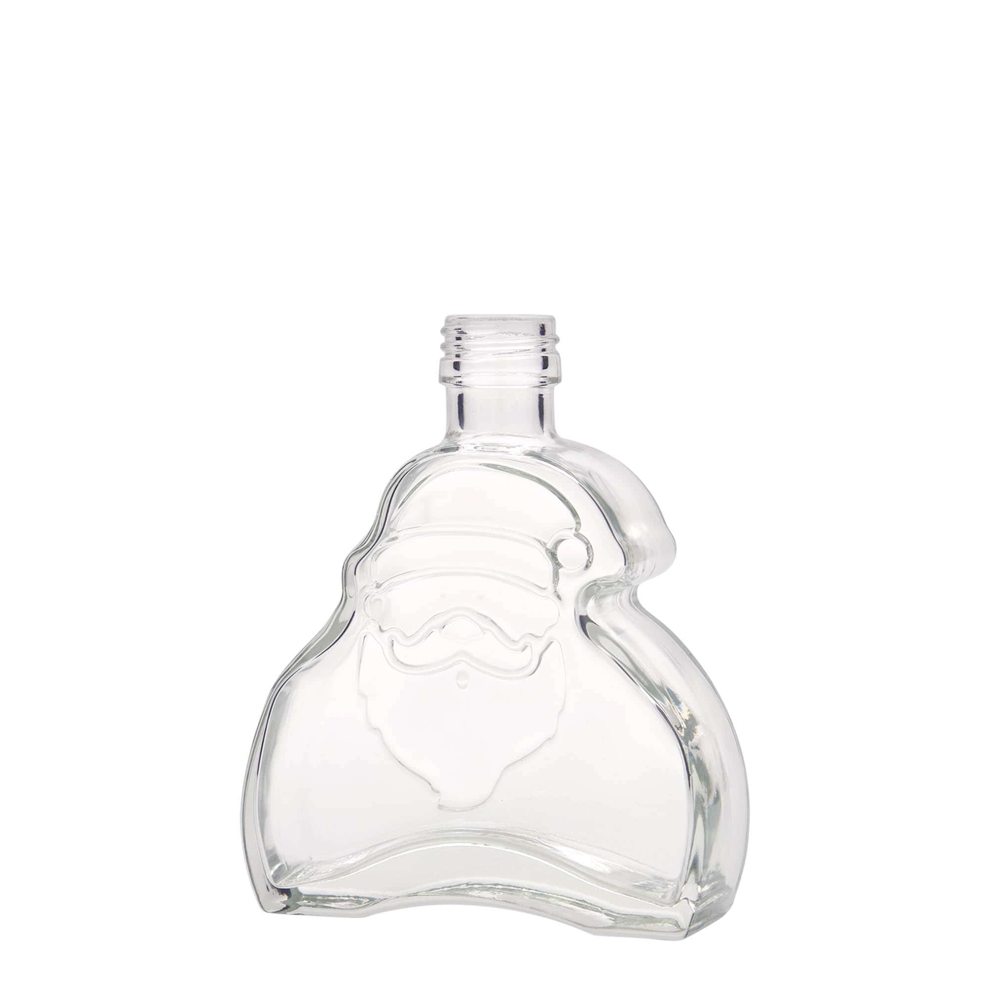 200 ml glazen fles 'Santa Claus', hals: PP 28 200 ml glazen fles 'Santa Claus', hals: PP 28