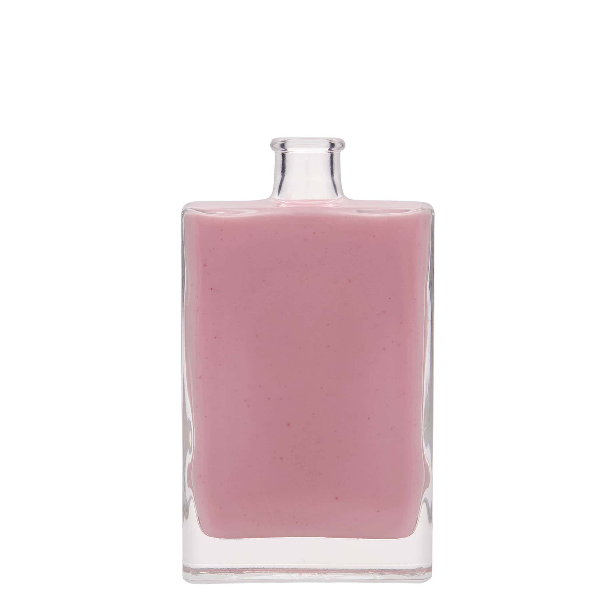 350 ml glazen fles 'Julia', rechthoekig, opening: kurk