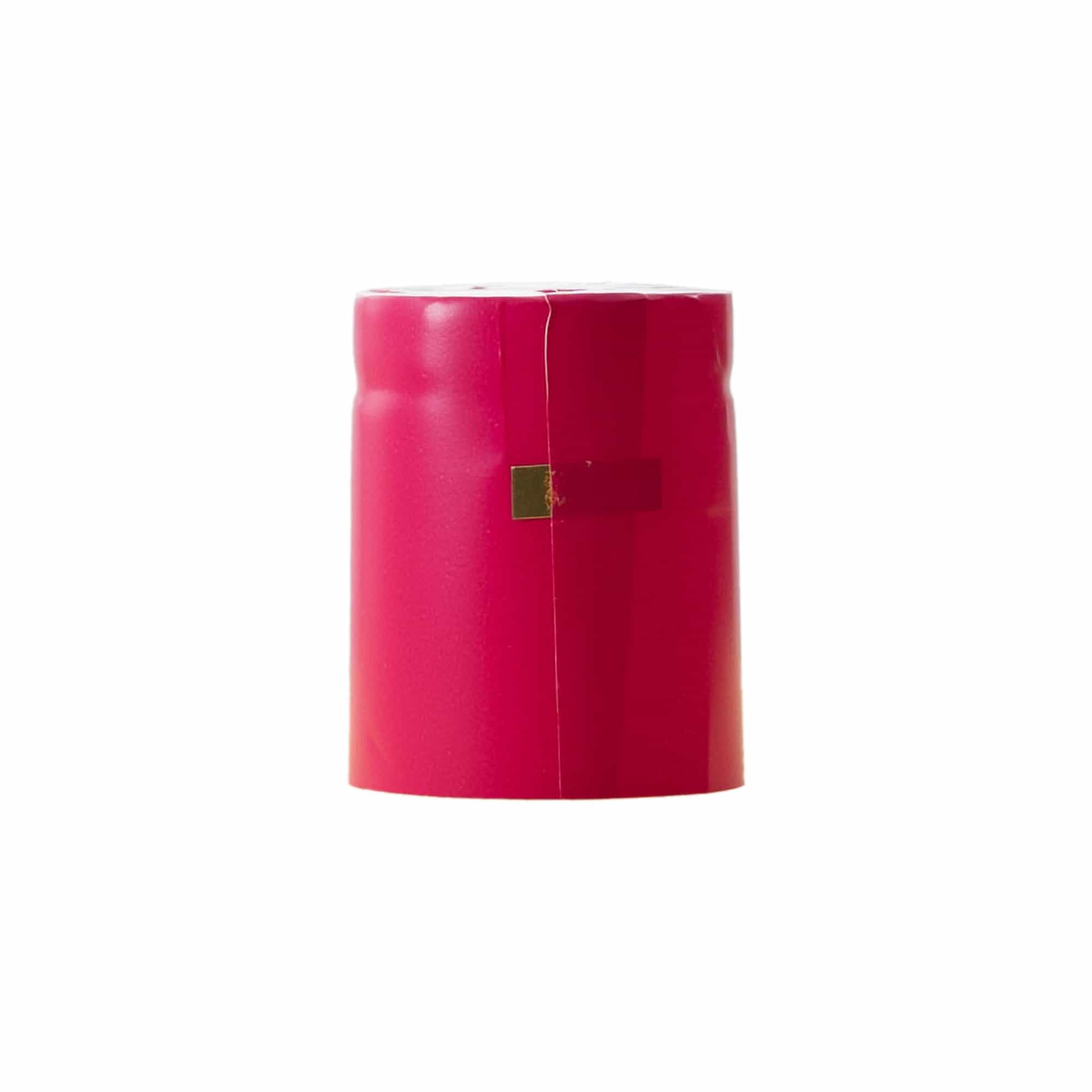 Krimpcapsule 32x41, pvc-kunststof, roze Krimpcapsule 32x41, pvc-kunststof, roze
